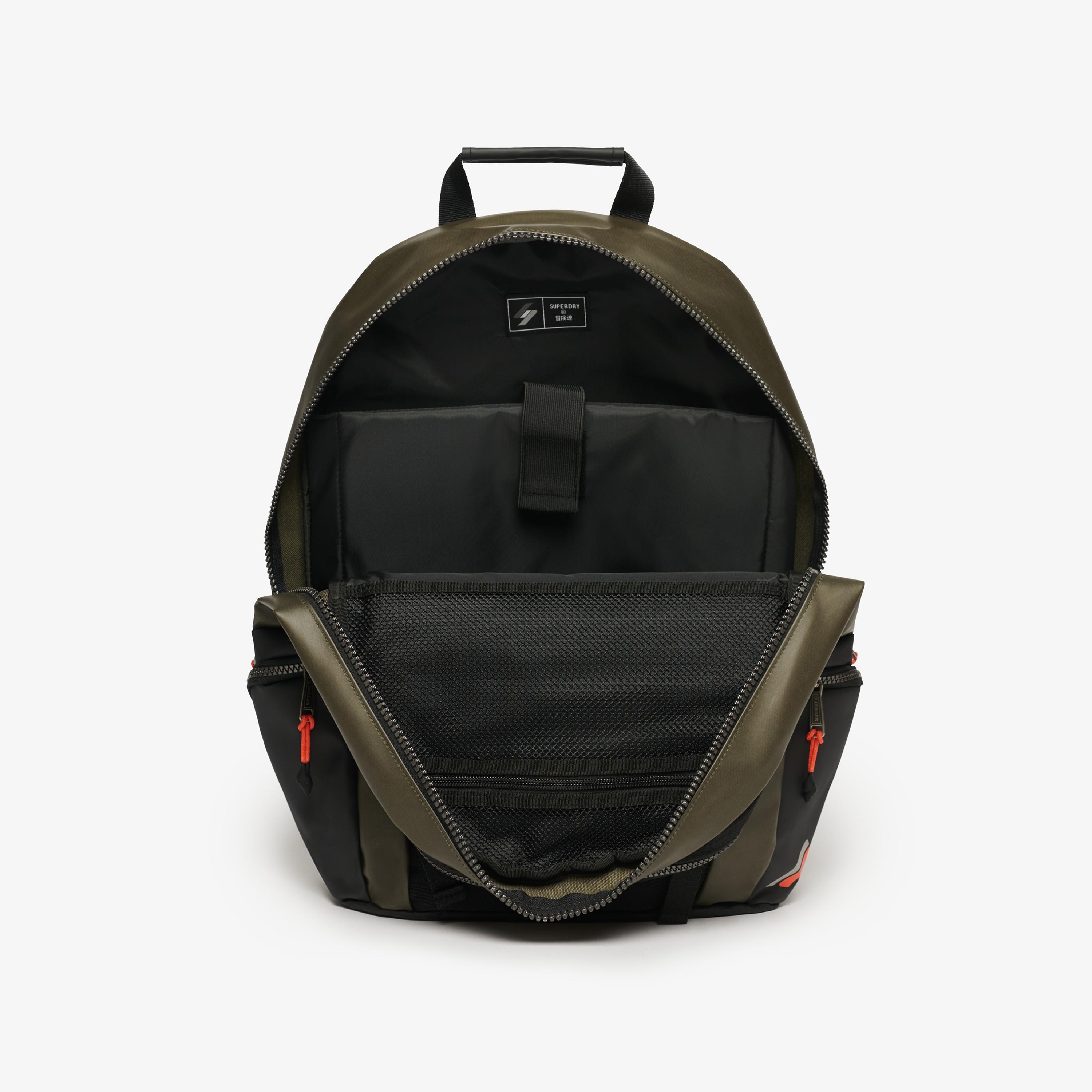 Superdry Logo Tarp Rucksack with Zip Closure and Adjustable Shoulder Strap-school-bagsandbackpacks-backpacks-image-4