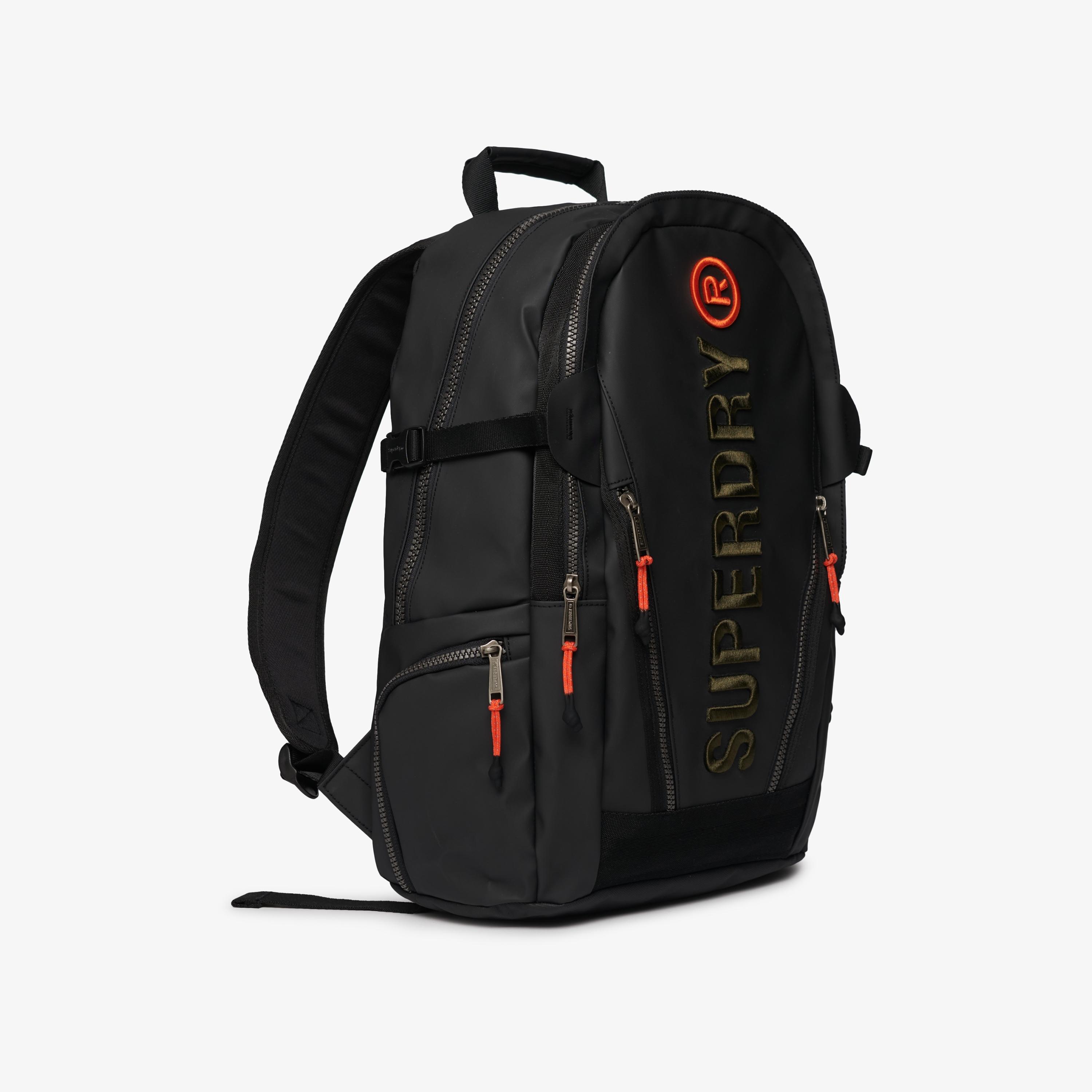 Superdry Logo Tarp Rucksack with Zip Closure and Adjustable Shoulder Strap-women-bagsandwallets-backpacks-image-3