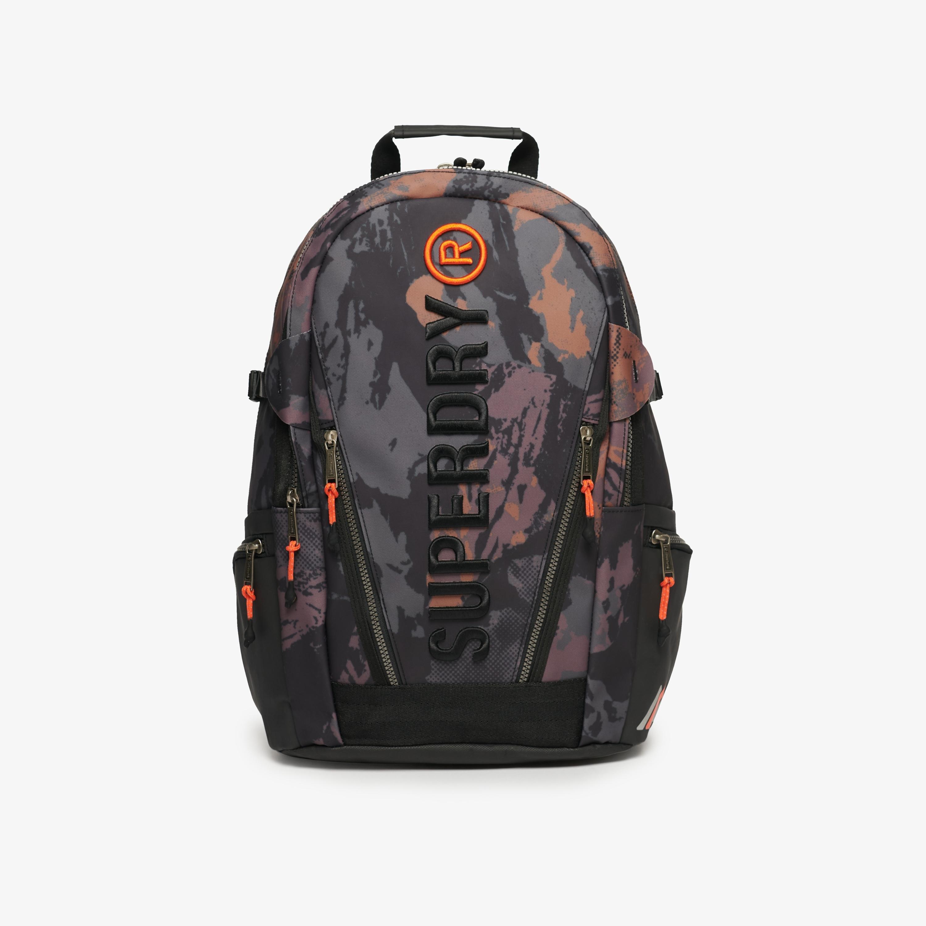 Superdry Camouflage Tarp Rucksack with Zip Closure and Adjustable Shoulder Strap-women-bagsandwallets-backpacks-image-1