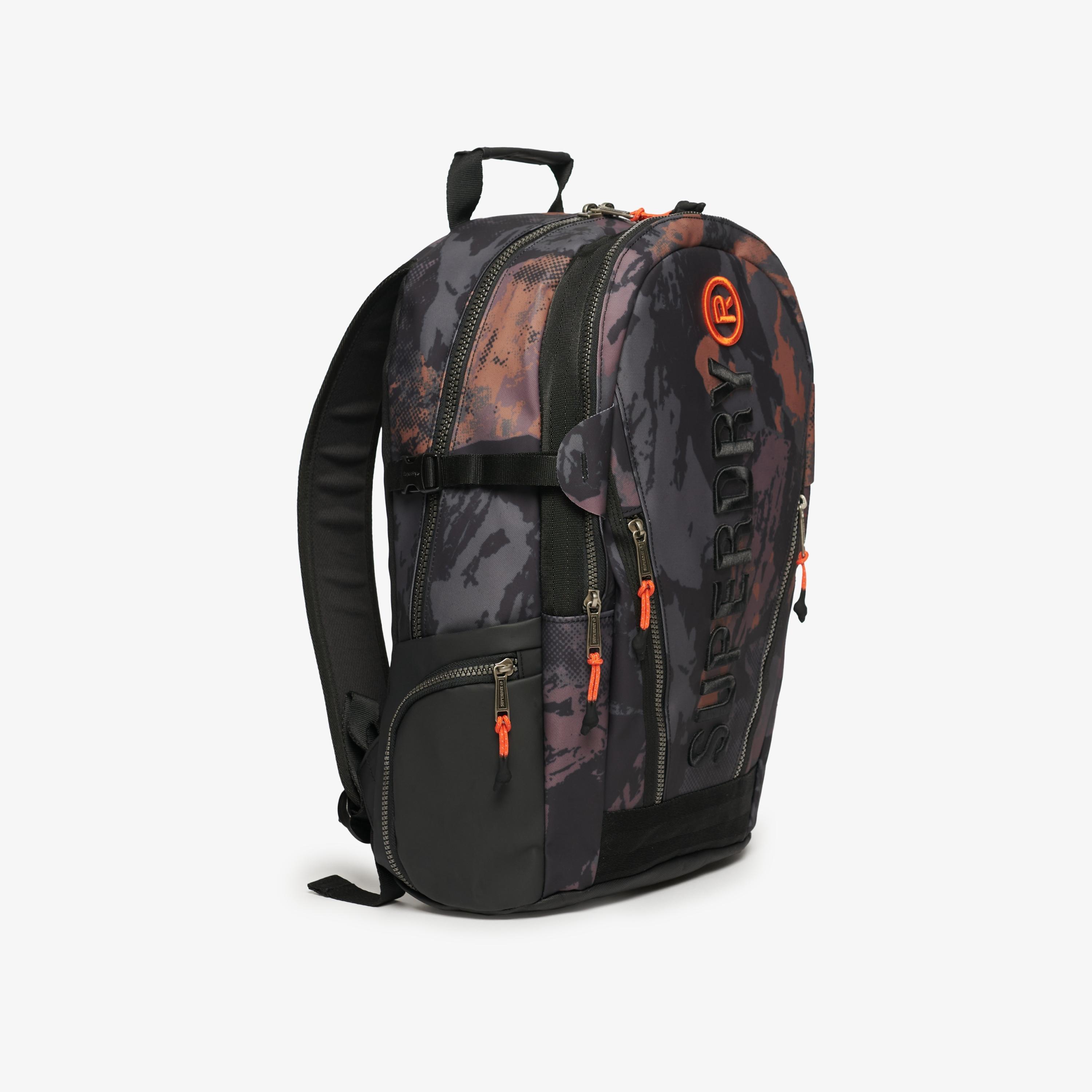Superdry Camouflage Tarp Rucksack with Zip Closure and Adjustable Shoulder Strap-women-bagsandwallets-backpacks-image-3
