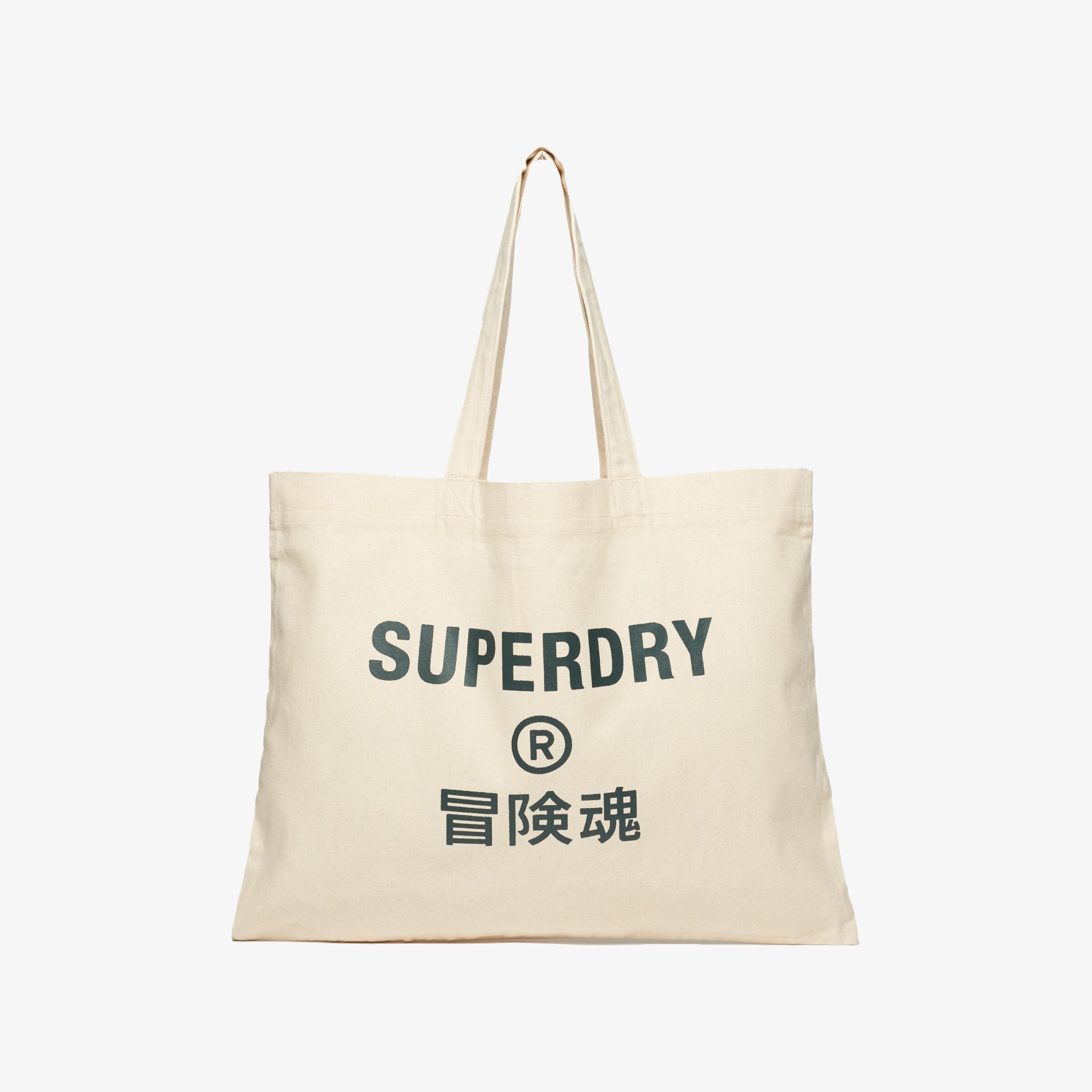 Superdry Printed Tote Bag with Open Top-women-bagsandwallets-handbags-image-1