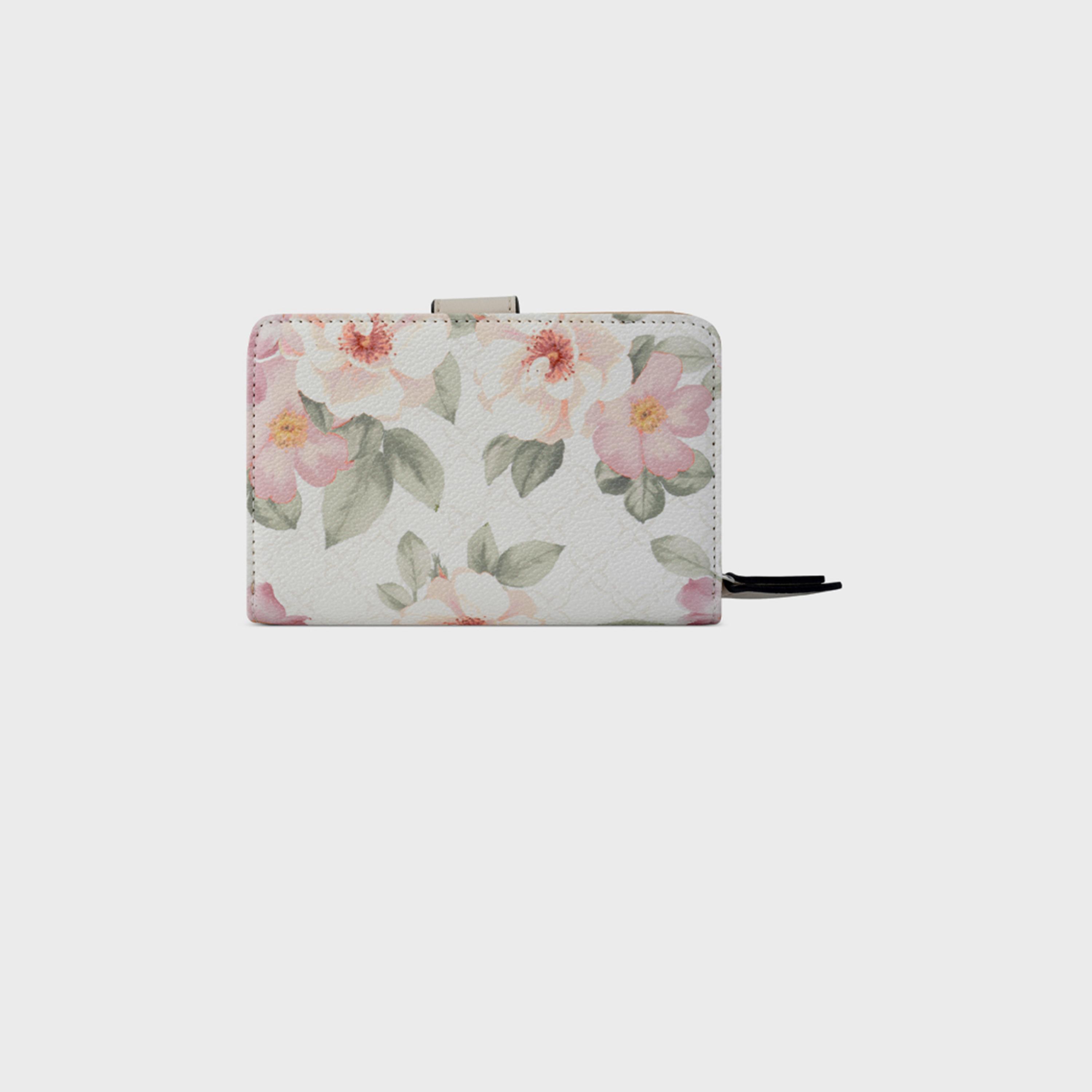 ناين ويست- محفظة منقوشة بسحاب للإغلاق-women-bagsandwallets-wallets-image-2