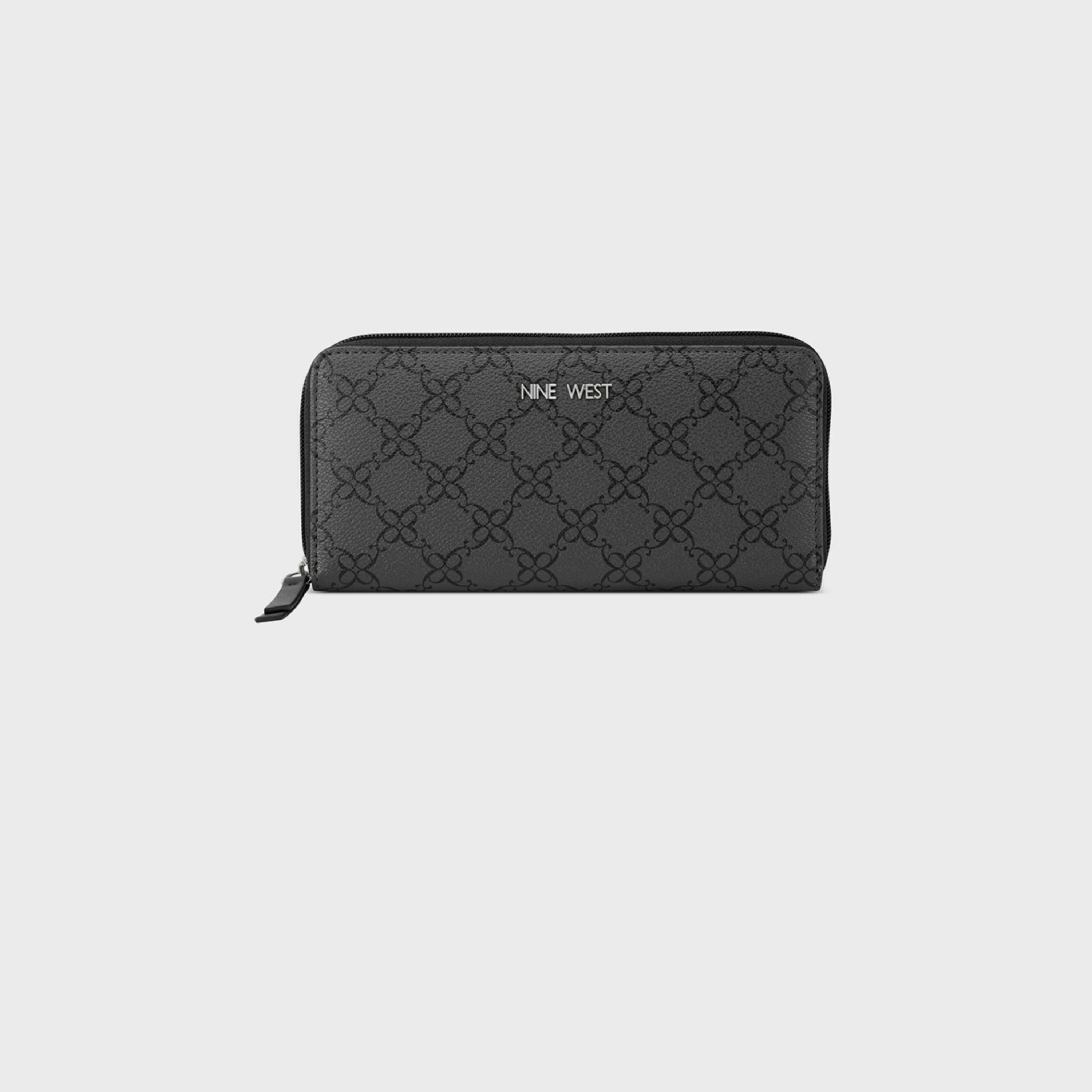 Nine West Norah Monogram Wallet with Zipper Closure-women-bagsandwallets-wallets-image-1