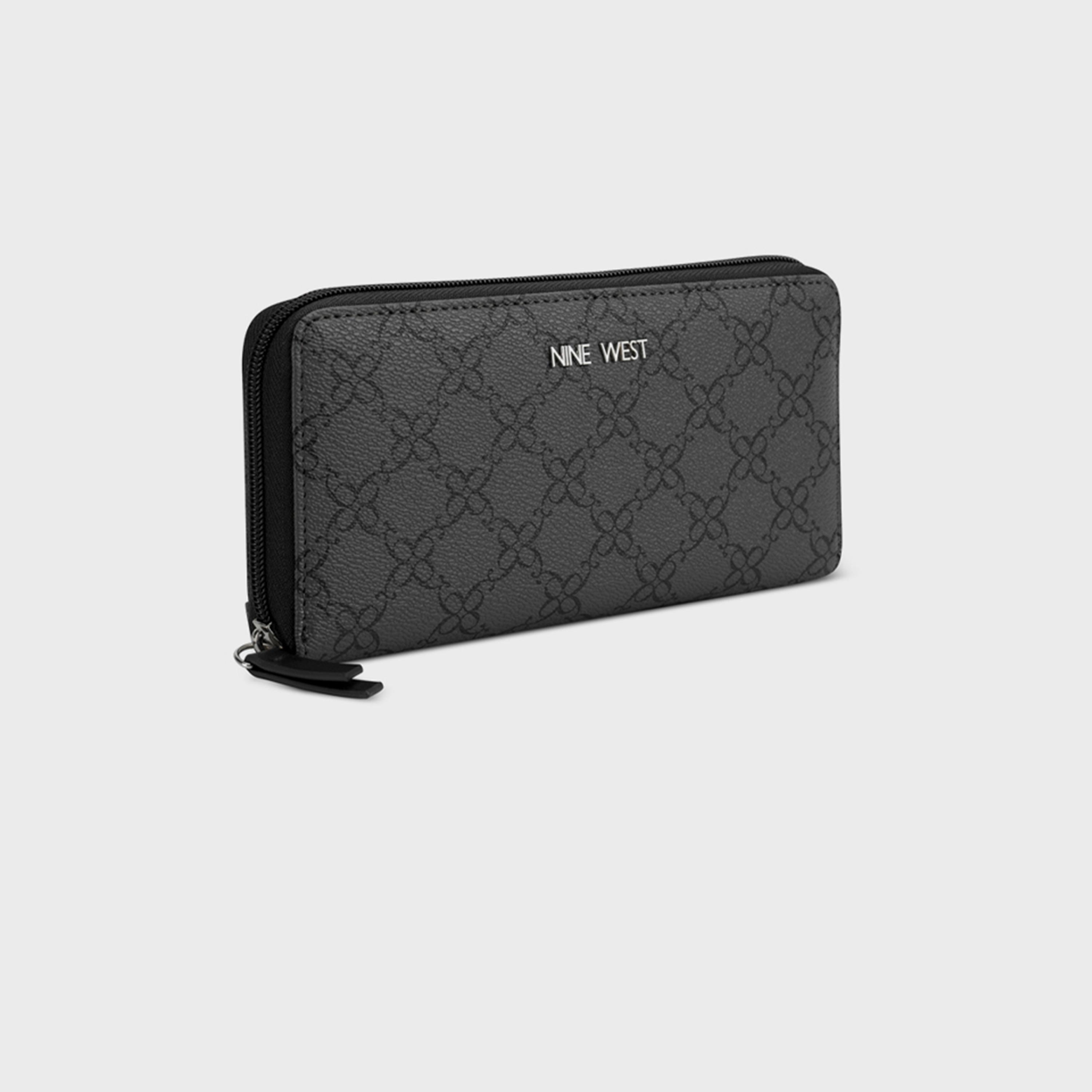 Nine West Norah Monogram Wallet with Zipper Closure-women-bagsandwallets-wallets-image-3
