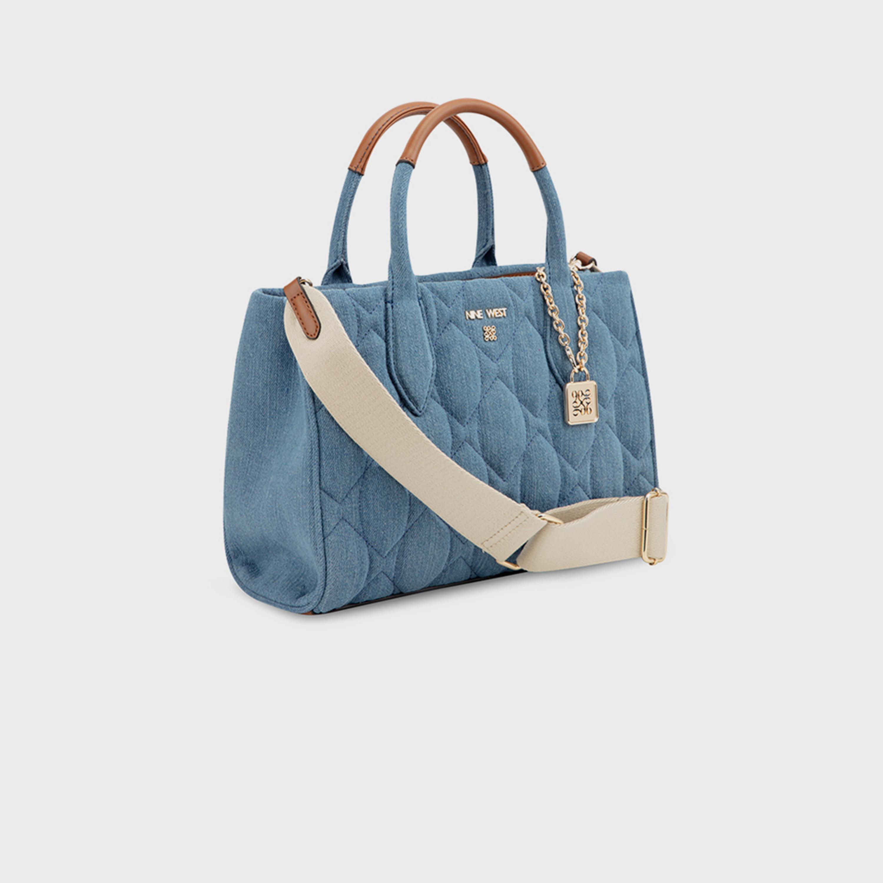 ناين ويست- شنطة يد مبطنة بمقبض مزدوج مع سحاب للإغلاق وحزام قابل للفصل-women-bagsandwallets-handbags-image-3