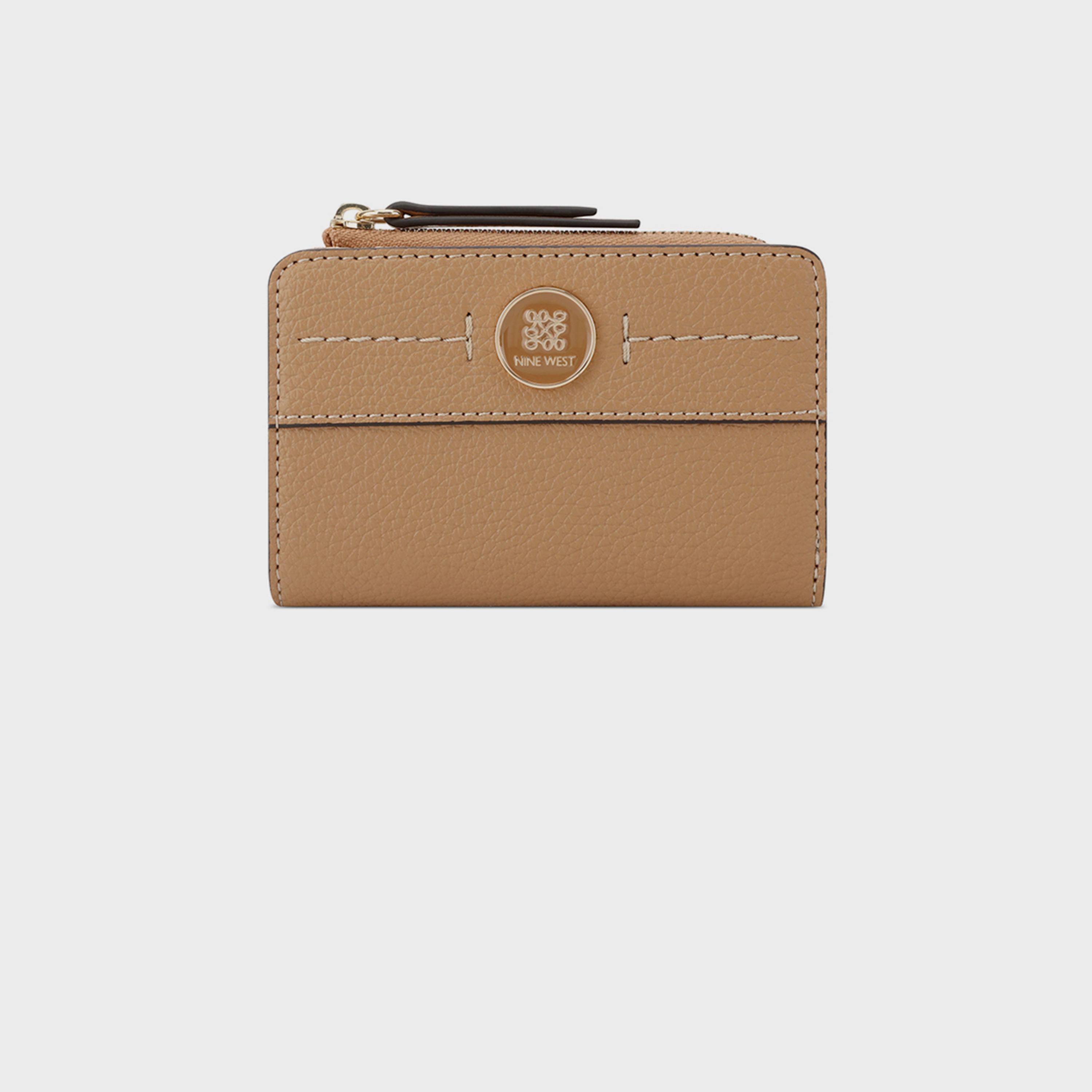 Nine West Nami Textured Wallet with Zipper Closure-women-bagsandwallets-wallets-image-1