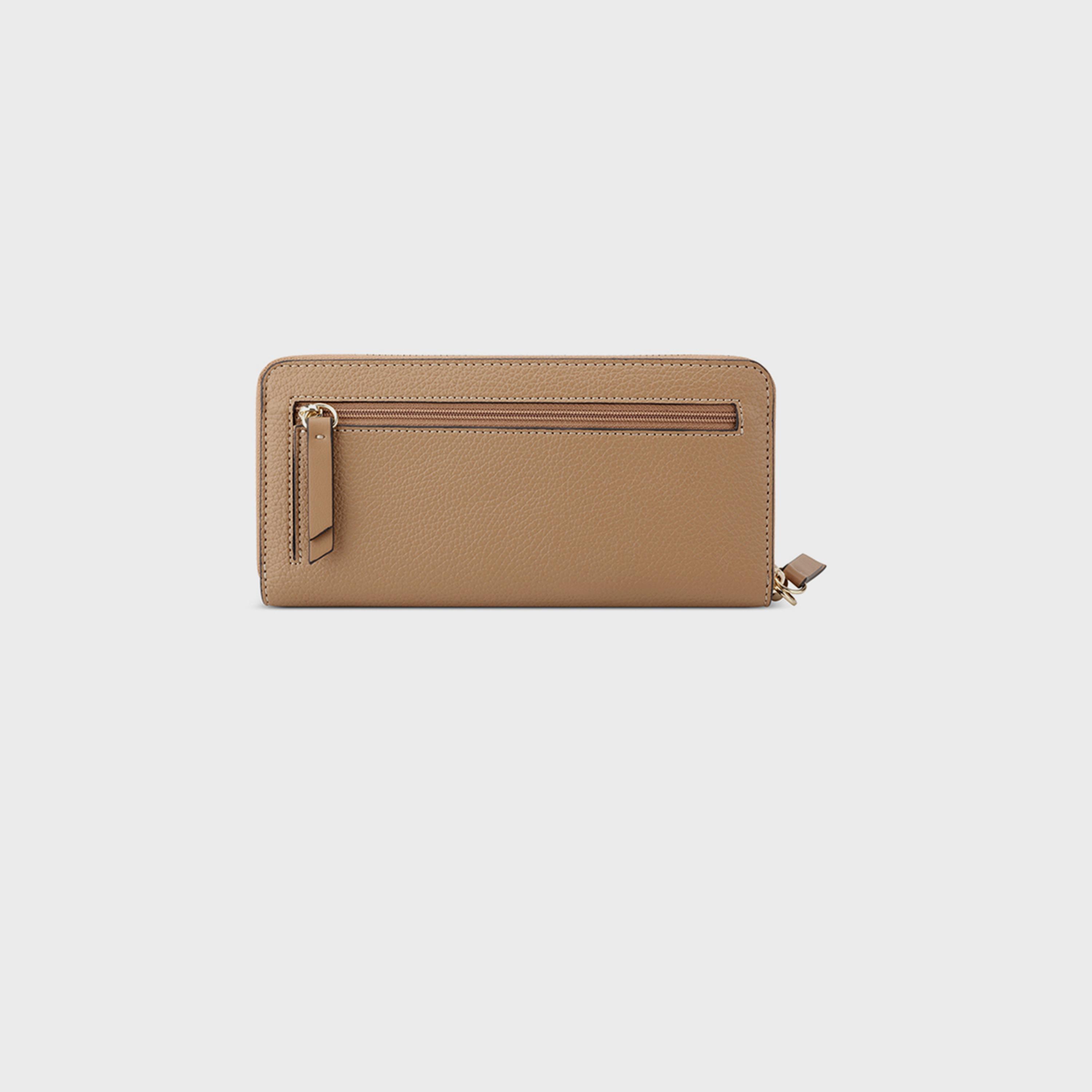 ناين ويست- محفظة منقوشة بسحاب للإغلاق-women-bagsandwallets-wallets-image-7