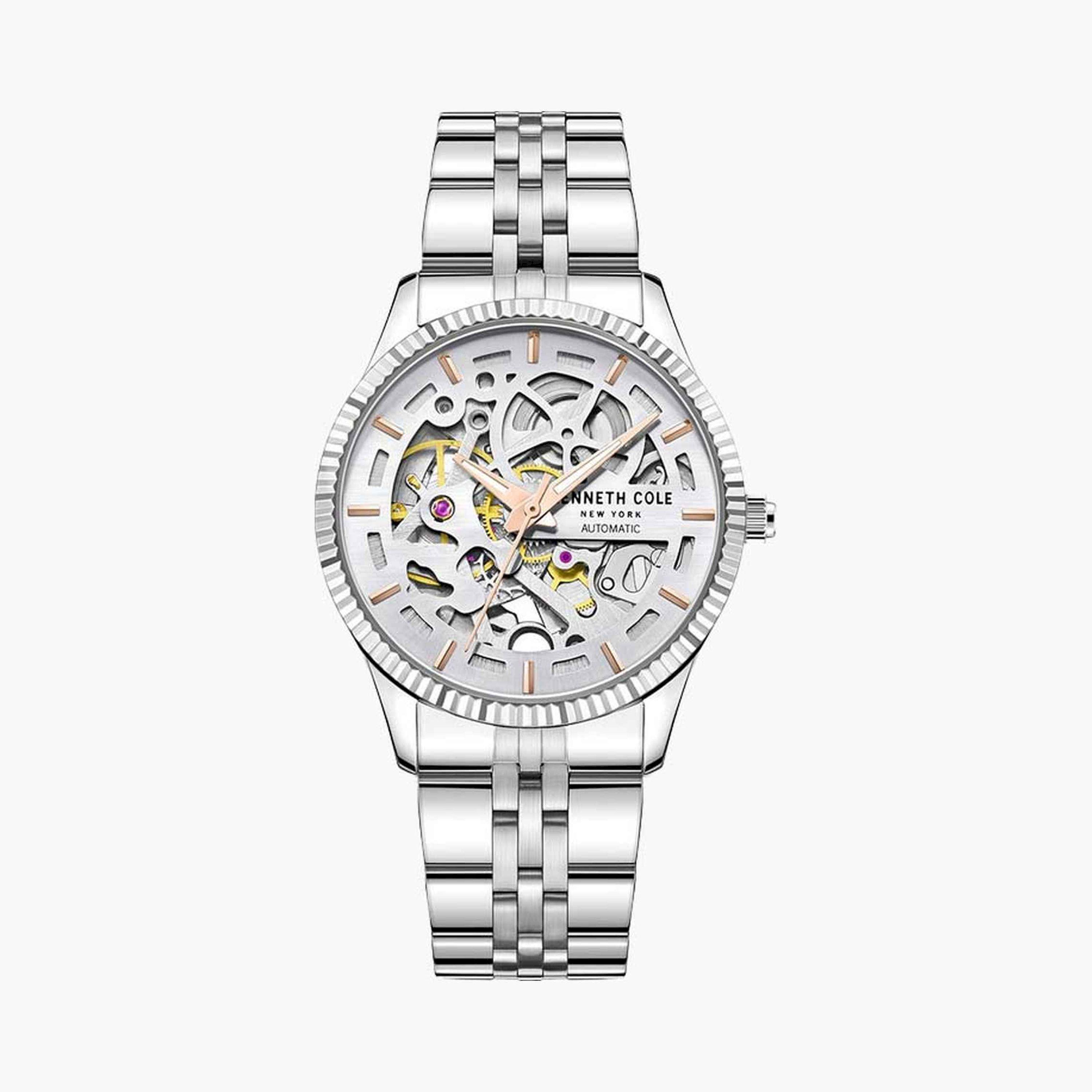 Kenneth Cole Women's 35 MM Silver Automatic Stainless Steel Watch | KCWLL2222403-women-watchesandjewellery-watches-image-1