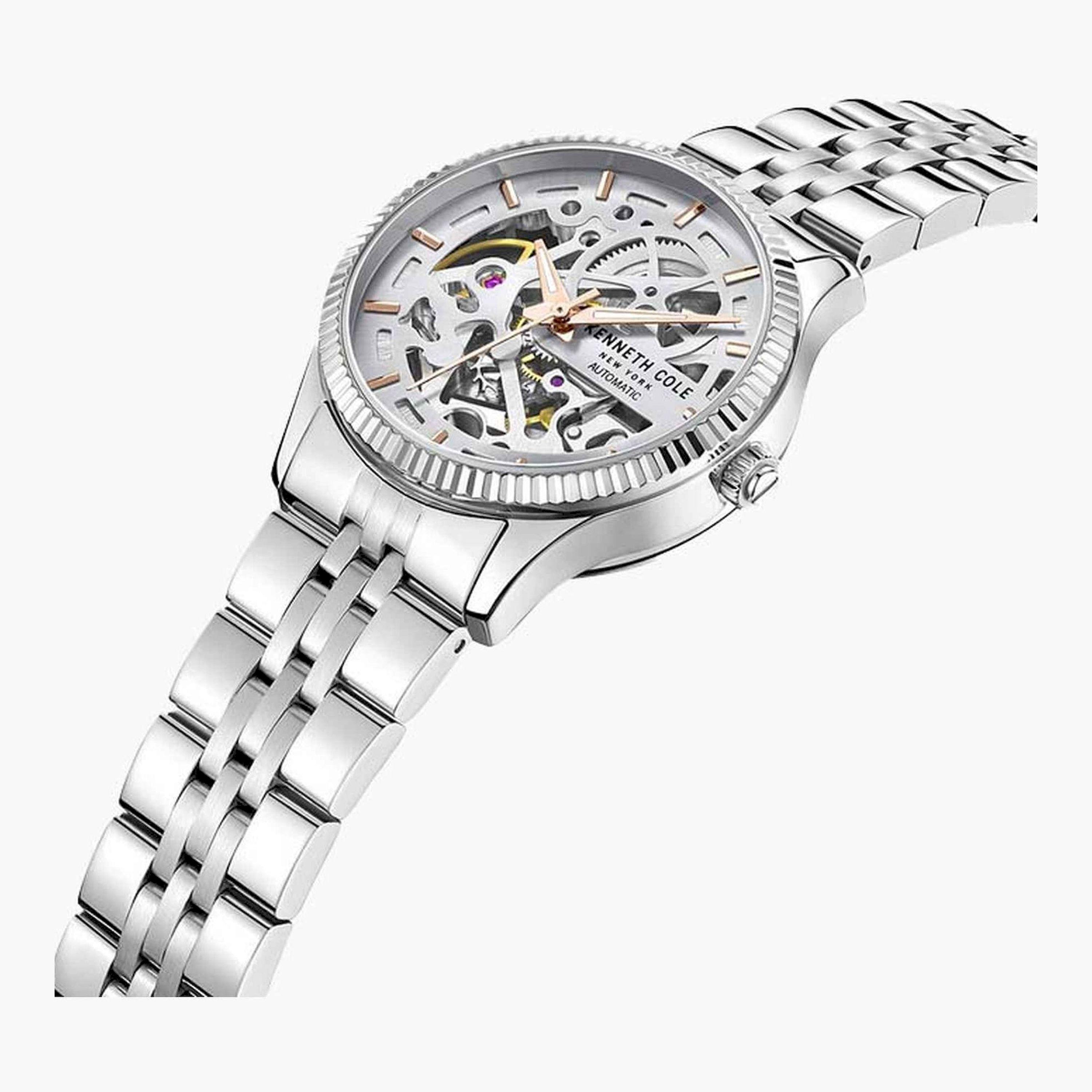 Kenneth Cole Women's 35 MM Silver Automatic Stainless Steel Watch | KCWLL2222403-women-watchesandjewellery-watches-image-2