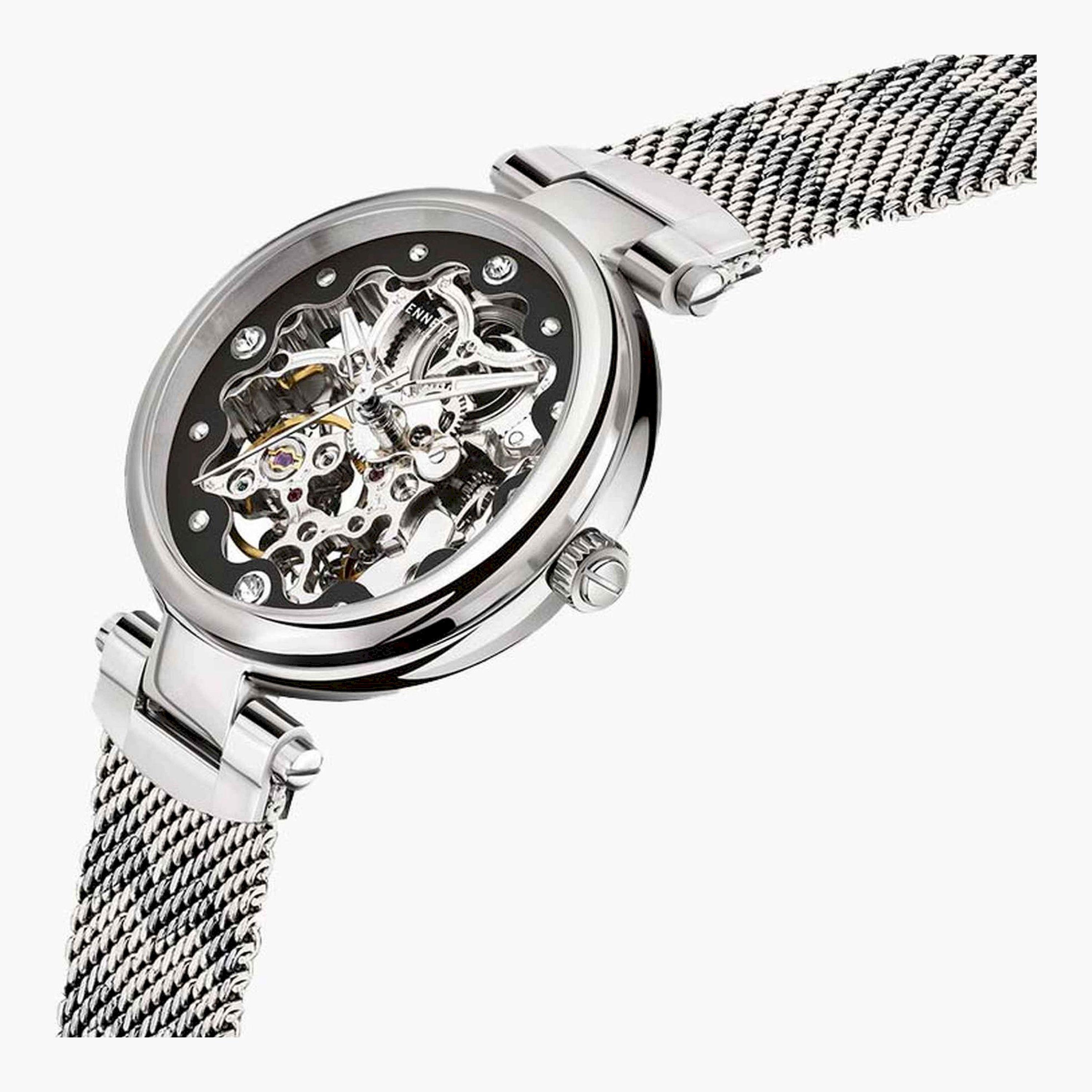 كينيث كول- ساعة  أتوماتيكية للنساء  سوار ستانلس ستيل   34 مم  لون فضي | KCWLL2123701-women-watchesandjewellery-watches-image-2