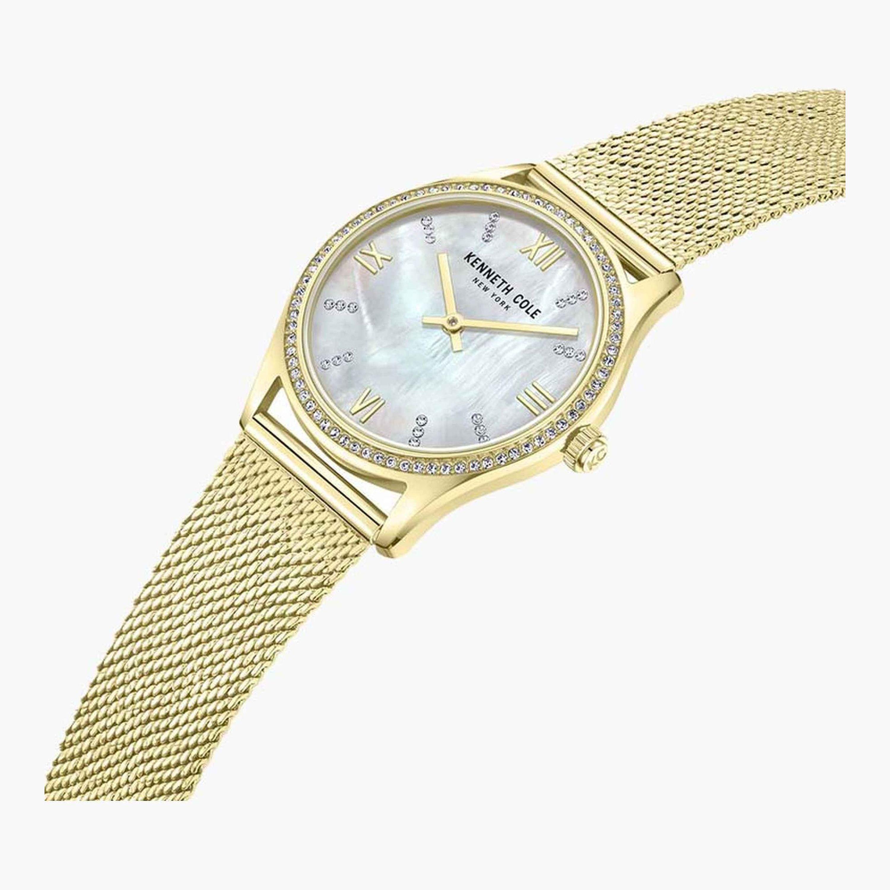 Kenneth Cole Women's 34 MM Gold Analog Stainless Steel Watch | KCWLG0048303-women-watchesandjewellery-watches-image-2