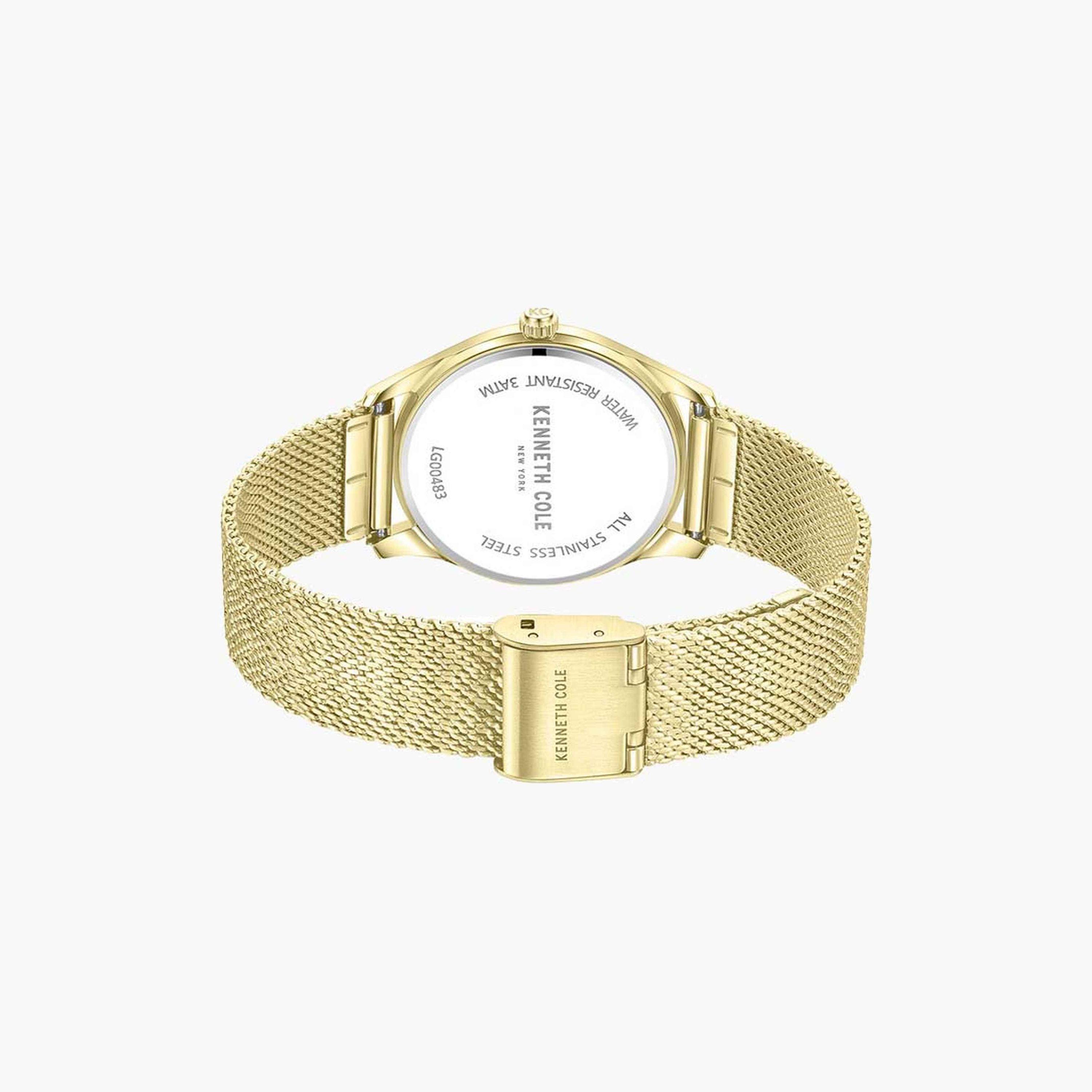 Kenneth Cole Women's 34 MM Gold Analog Stainless Steel Watch | KCWLG0048303-women-watchesandjewellery-watches-image-3