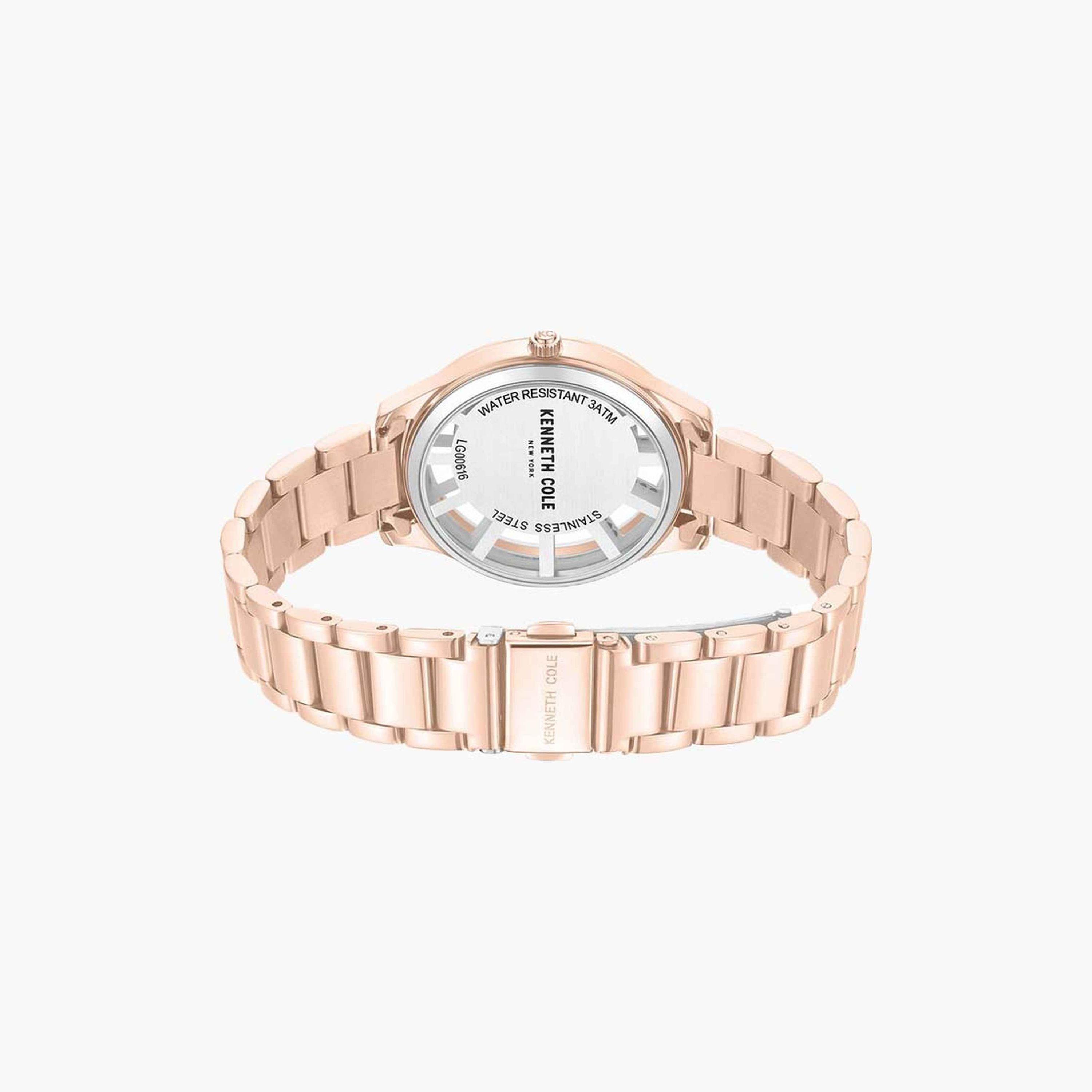 Kenneth Cole Women's 36 MM Rose Gold Analog Stainless Steel Watch | KCWLG0061605-women-watchesandjewellery-watches-image-3