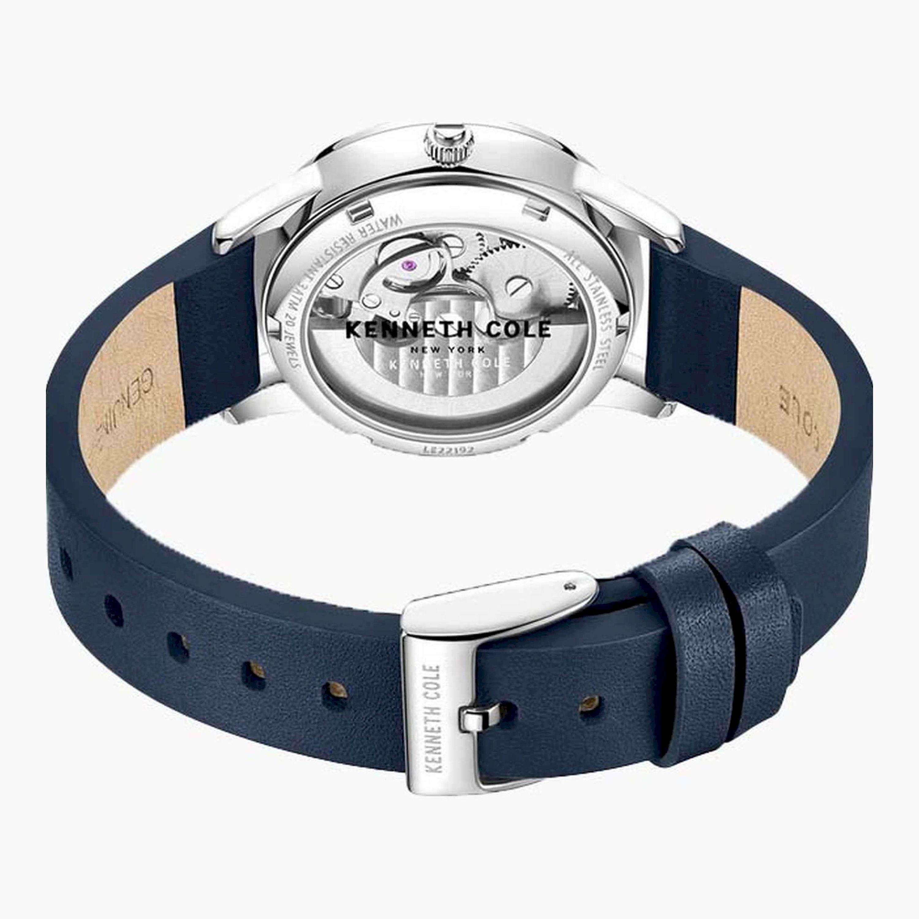 كينيث كول- ساعة  أتوماتيكية للنساء  سوار جلدي   36 مم  لون أزرق   | KCWLE2219201-women-watchesandjewellery-watches-image-2