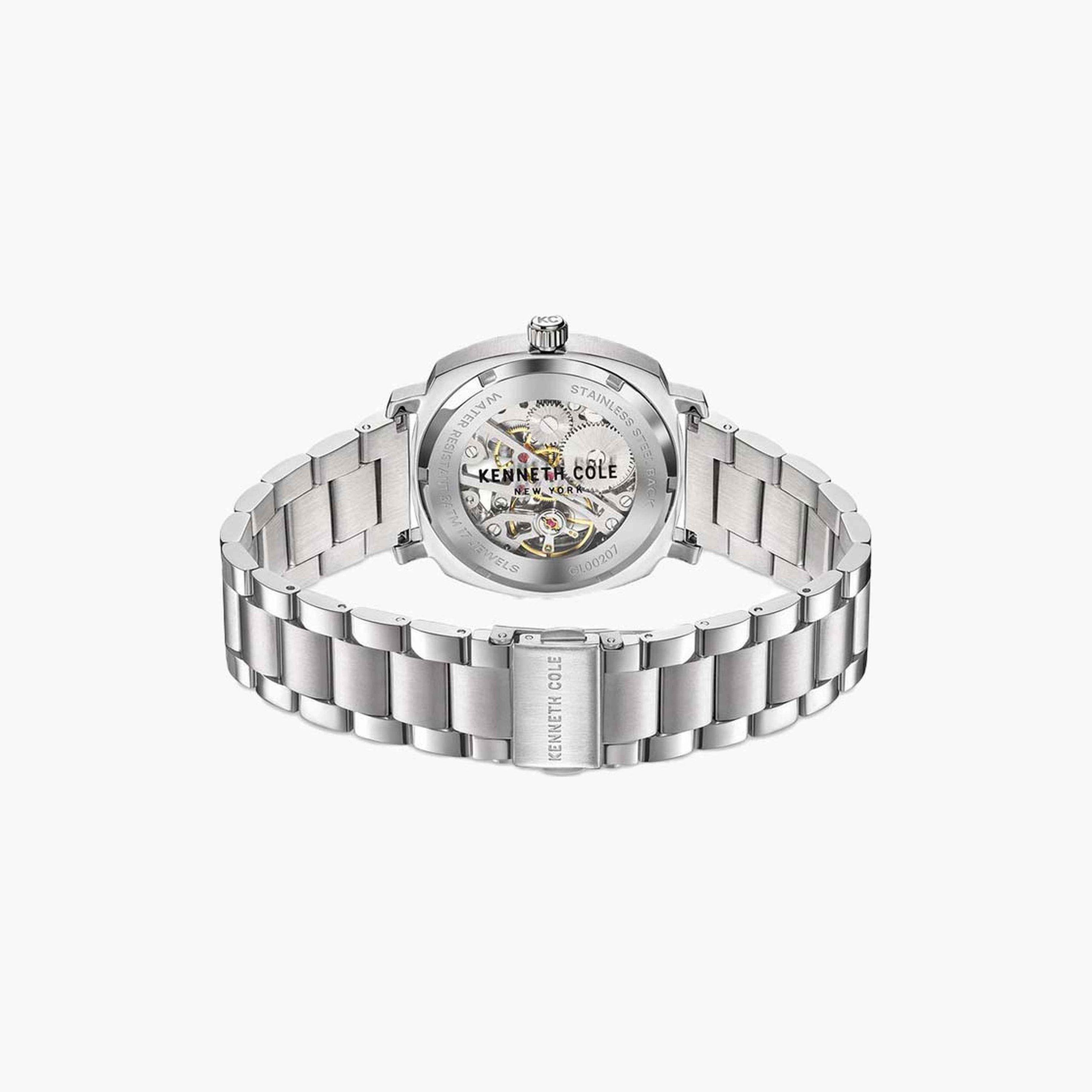كينيث كول- ساعة  تناظرية  للرجال  سوار ستانلس ستيل   39 مم  لون فضي | KCWGL0020707-men-watchesandjewellery-watches-image-3