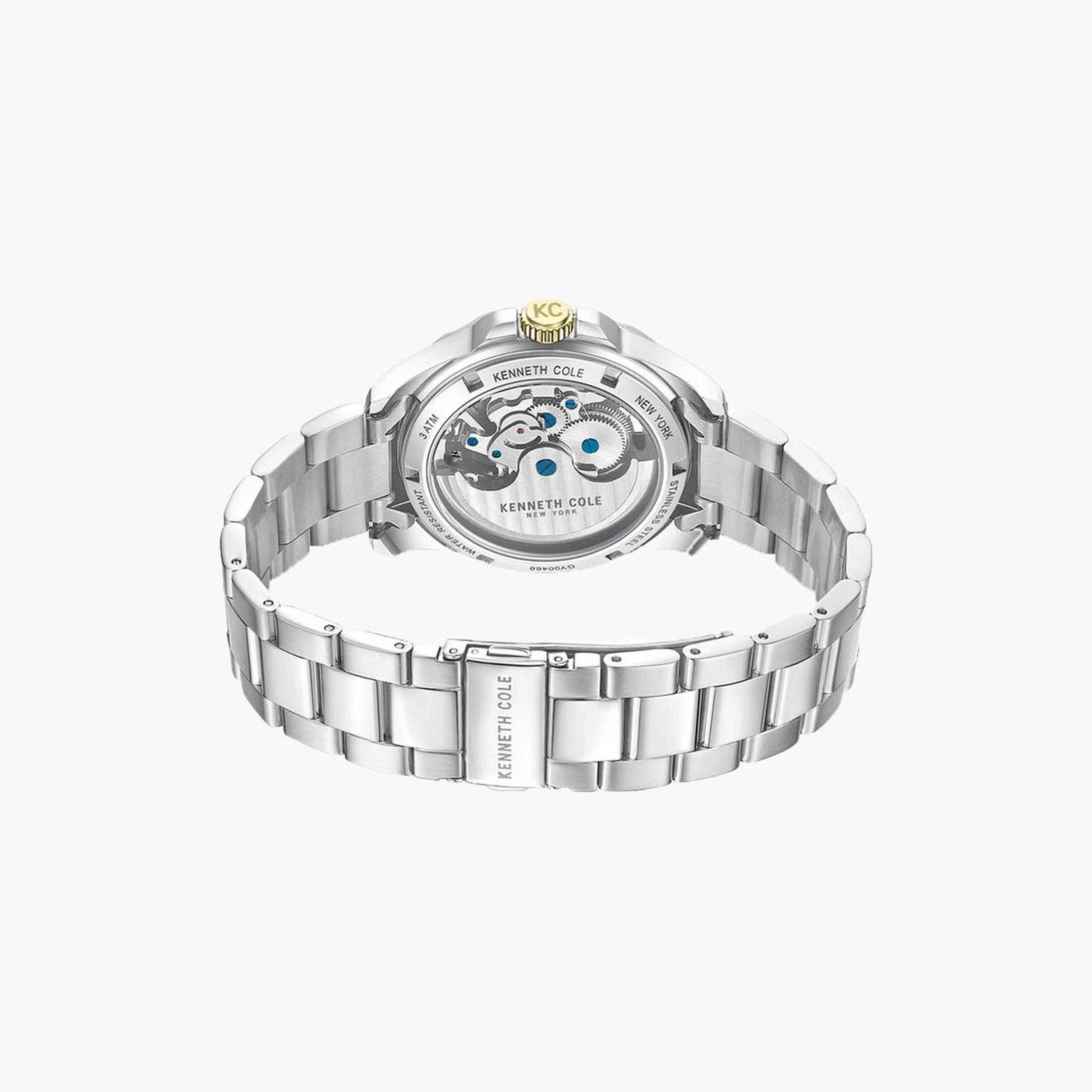 Kenneth Cole Men's 40 MM Silver Automatic Stainless Steel Watch | KCWGY0046001-men-watchesandjewellery-watches-image-3