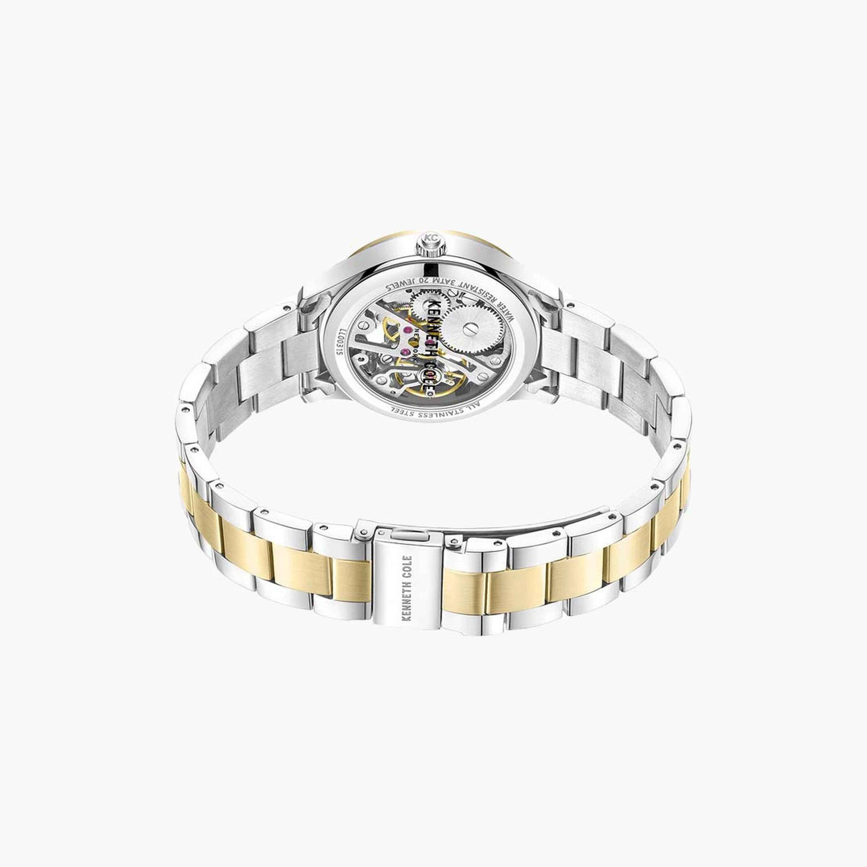 كينيث كول- ساعة  تناظرية  للنساء  سوار ستانلس ستيل   35 مم  لون فضي وذهبي | KCWLL0031505-women-watchesandjewellery-watches-image-3