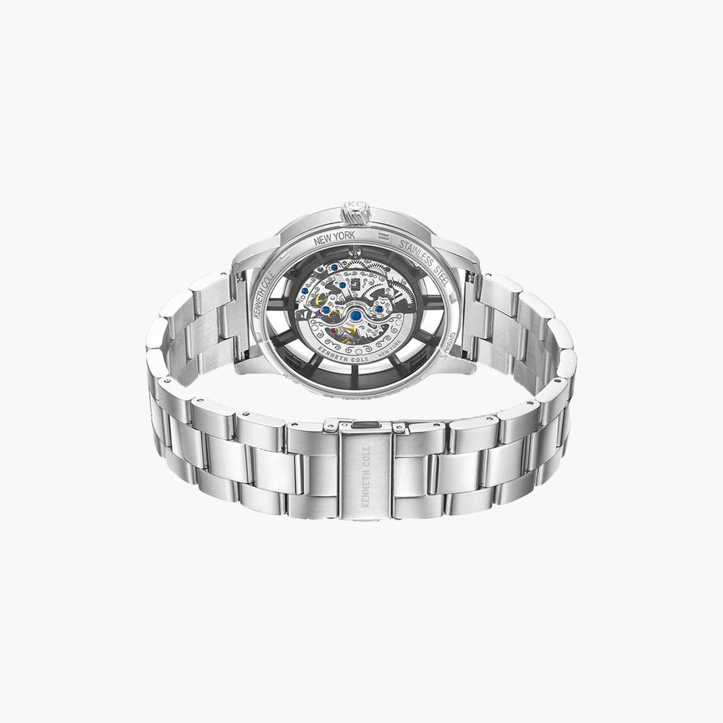 كينيث كول- ساعة  تناظرية  للرجال  سوار ستانلس ستيل   45 مم  لون فضي | KCWGY0064302-men-watchesandjewellery-watches-image-3