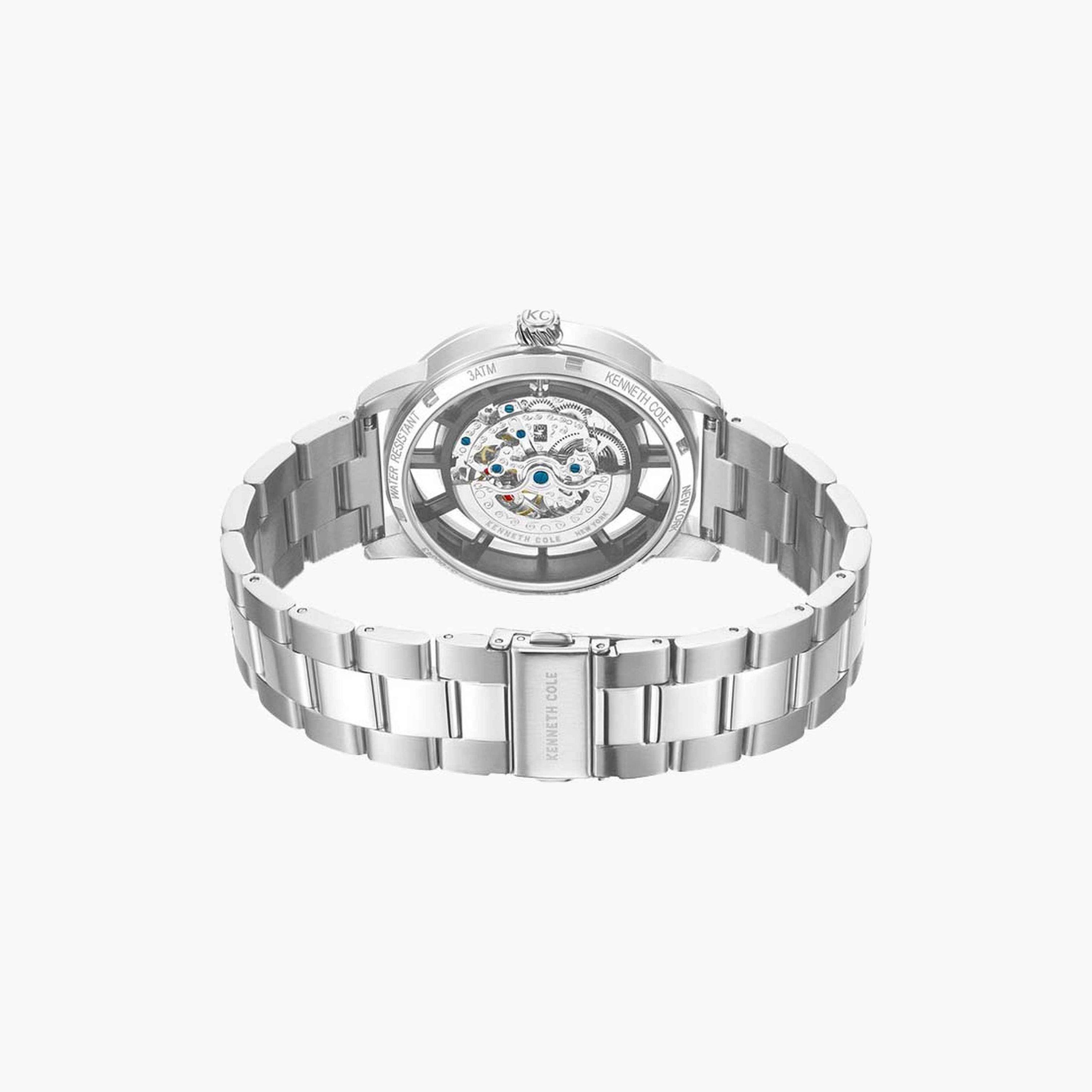 كينيث كول- ساعة  تناظرية  للرجال  سوار ستانلس ستيل   45 مم  لون فضي | KCWGY0064305-men-watchesandjewellery-watches-image-3
