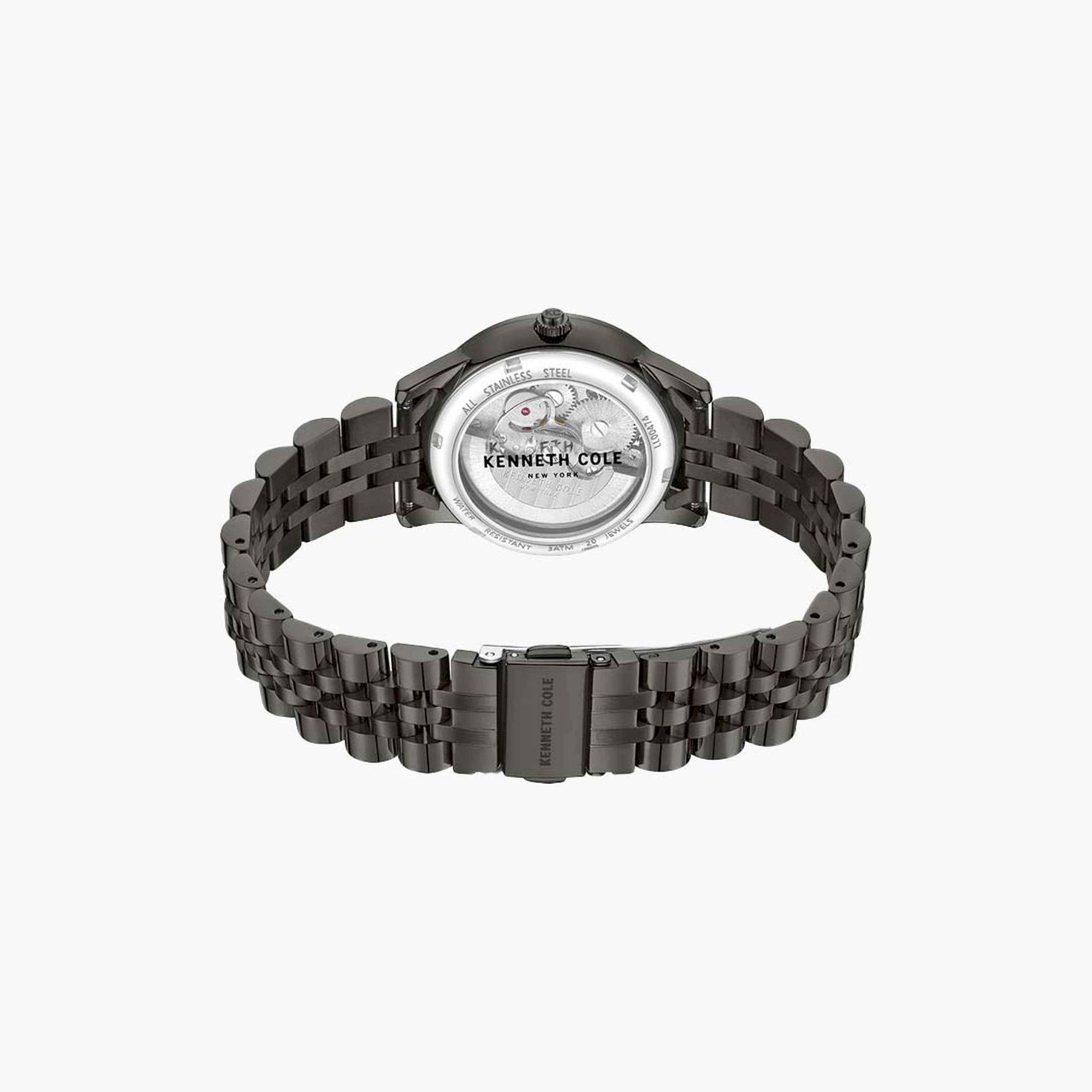 كينيث كول- ساعة  أتوماتيكية للنساء  سوار ستانلس ستيل   36 مم  لون أسود | KCWLL0047402-women-watchesandjewellery-watches-image-3