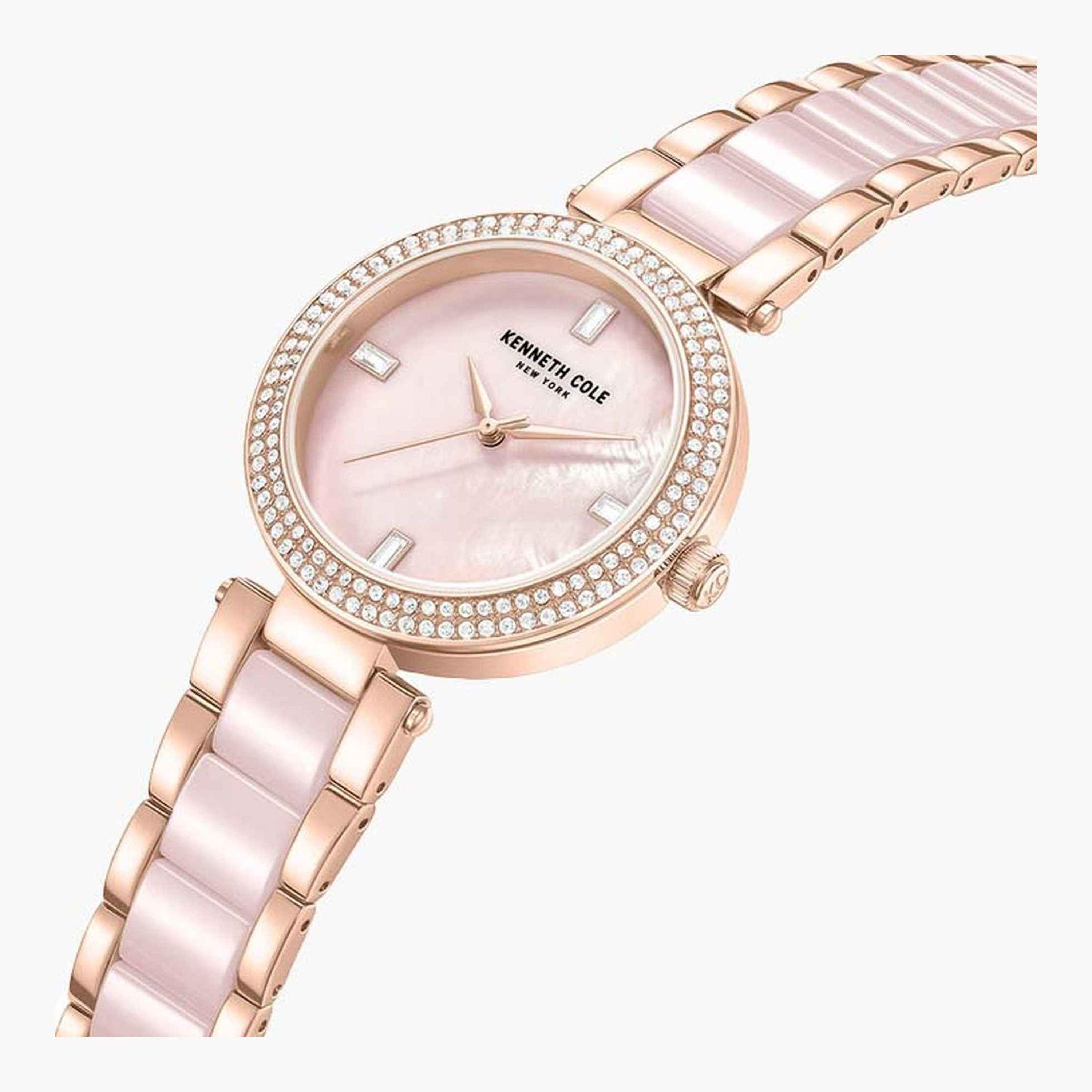 Kenneth Cole Women's 37 MM Rose Gold Analog Stainless Steel Watch | KCWLG0062902-women-watchesandjewellery-watches-image-2