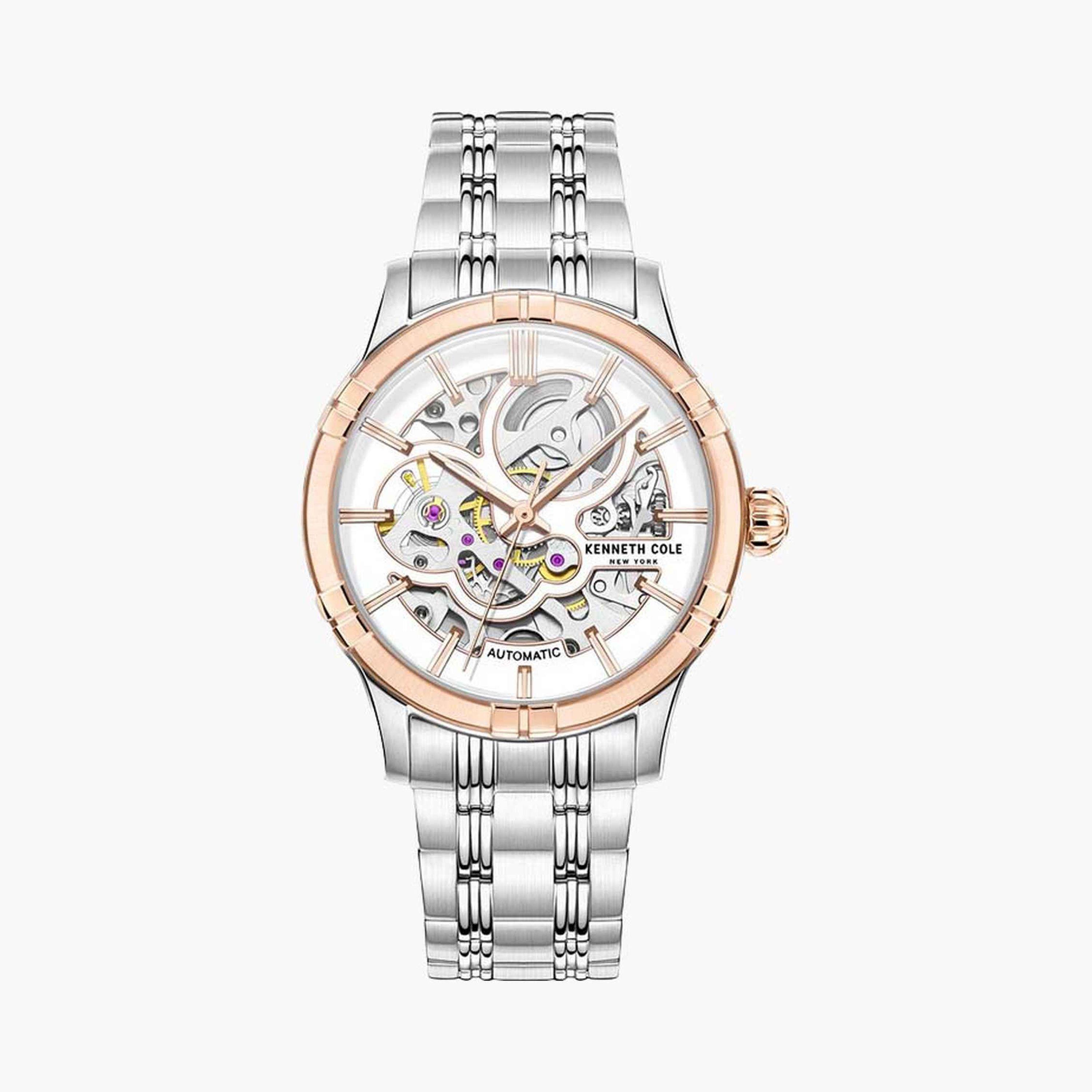 كينيث كول- ساعة  أتوماتيكية للنساء  سوار ستانلس ستيل   36 مم  لون فضي | KCWLL2222602-women-watchesandjewellery-watches-image-1