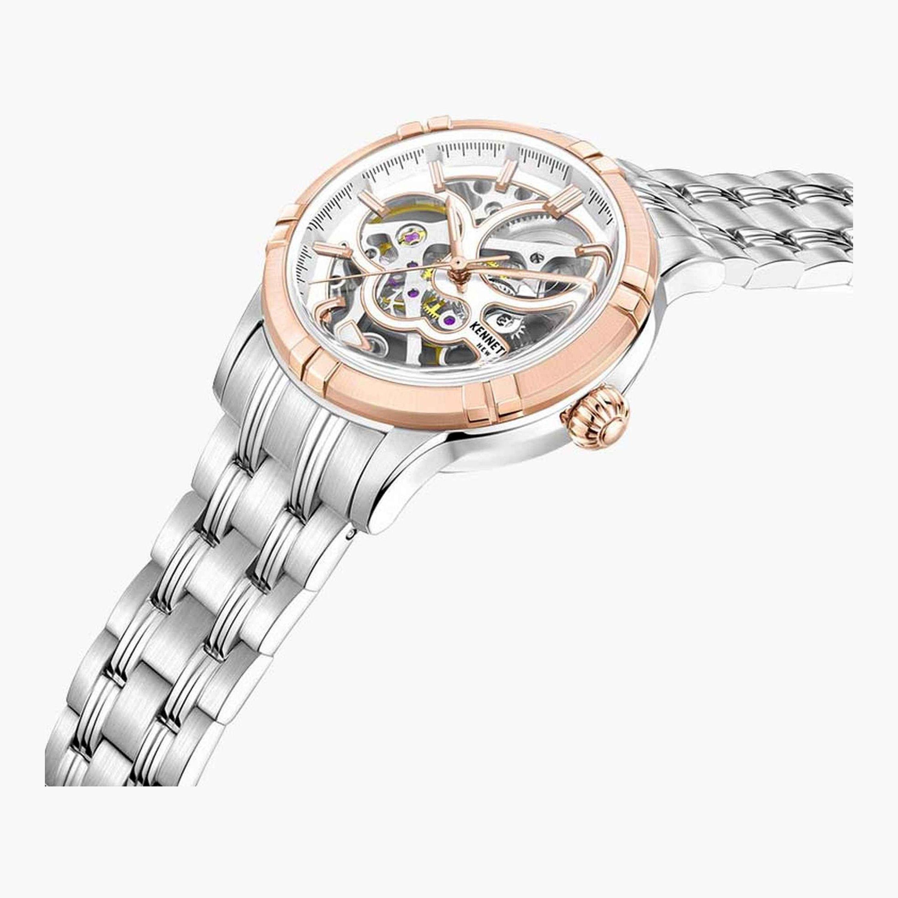كينيث كول- ساعة  أتوماتيكية للنساء  سوار ستانلس ستيل   36 مم  لون فضي | KCWLL2222602-women-watchesandjewellery-watches-image-2