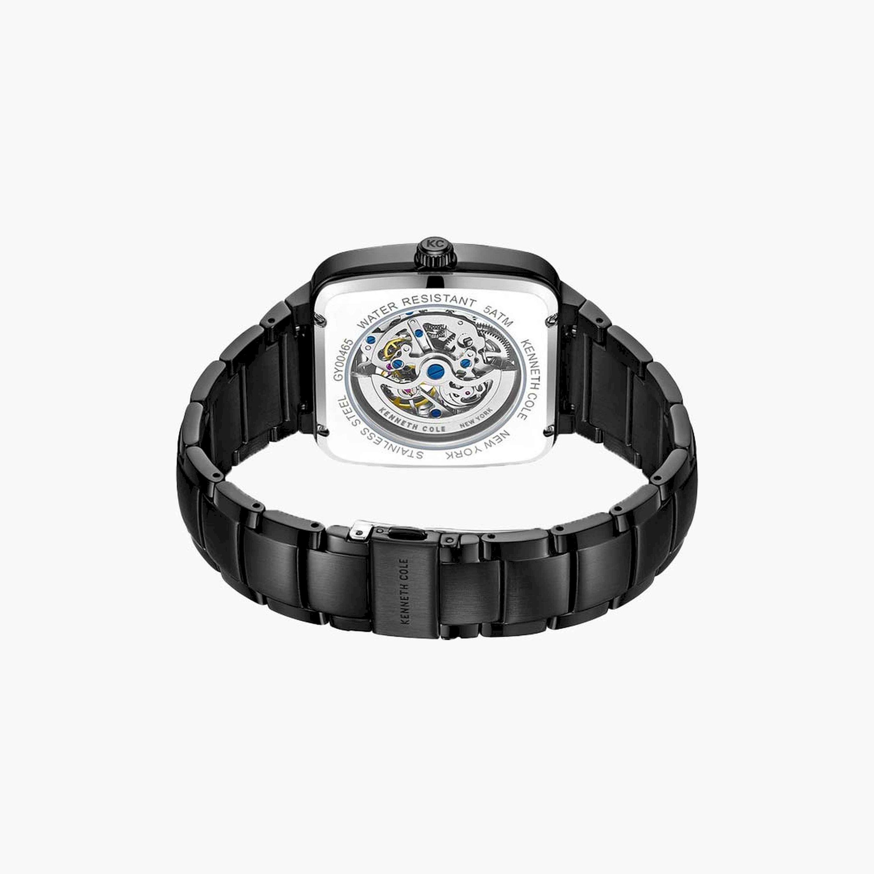 كينيث كول- ساعة  أتوماتيكية للرجال  سوار ستانلس ستيل   40 مم  لون أسود | KCWGY0046503-men-watchesandjewellery-watches-image-3
