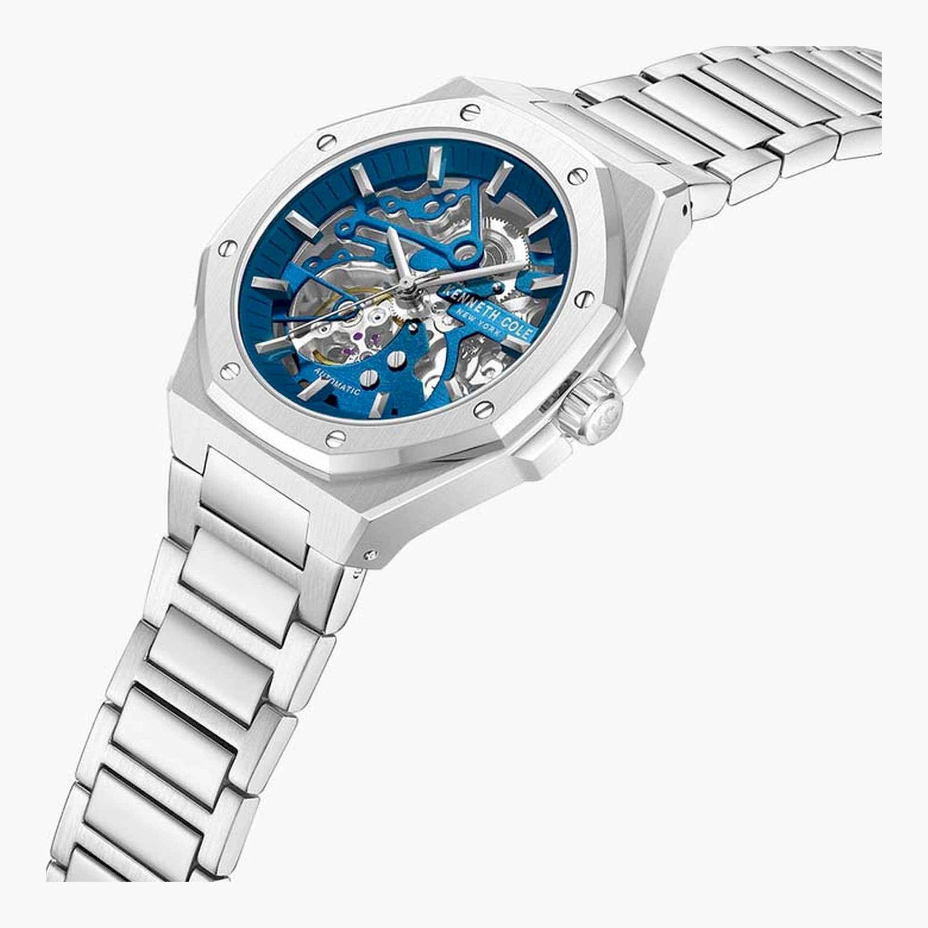 كينيث كول- ساعة  أتوماتيكية للرجال  سوار ستانلس ستيل   42 مم  لون فضي | KCWGY0058901-men-watchesandjewellery-watches-image-2