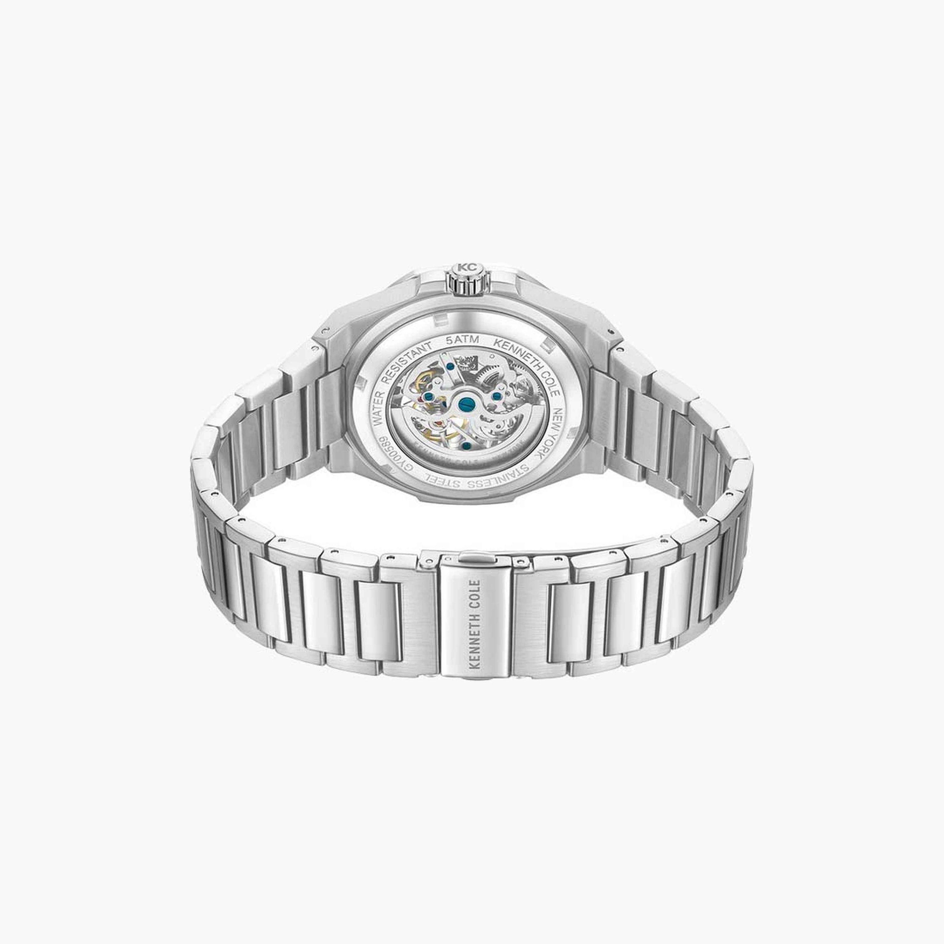 كينيث كول- ساعة  أتوماتيكية للرجال  سوار ستانلس ستيل   42 مم  لون فضي | KCWGY0058901-men-watchesandjewellery-watches-image-3