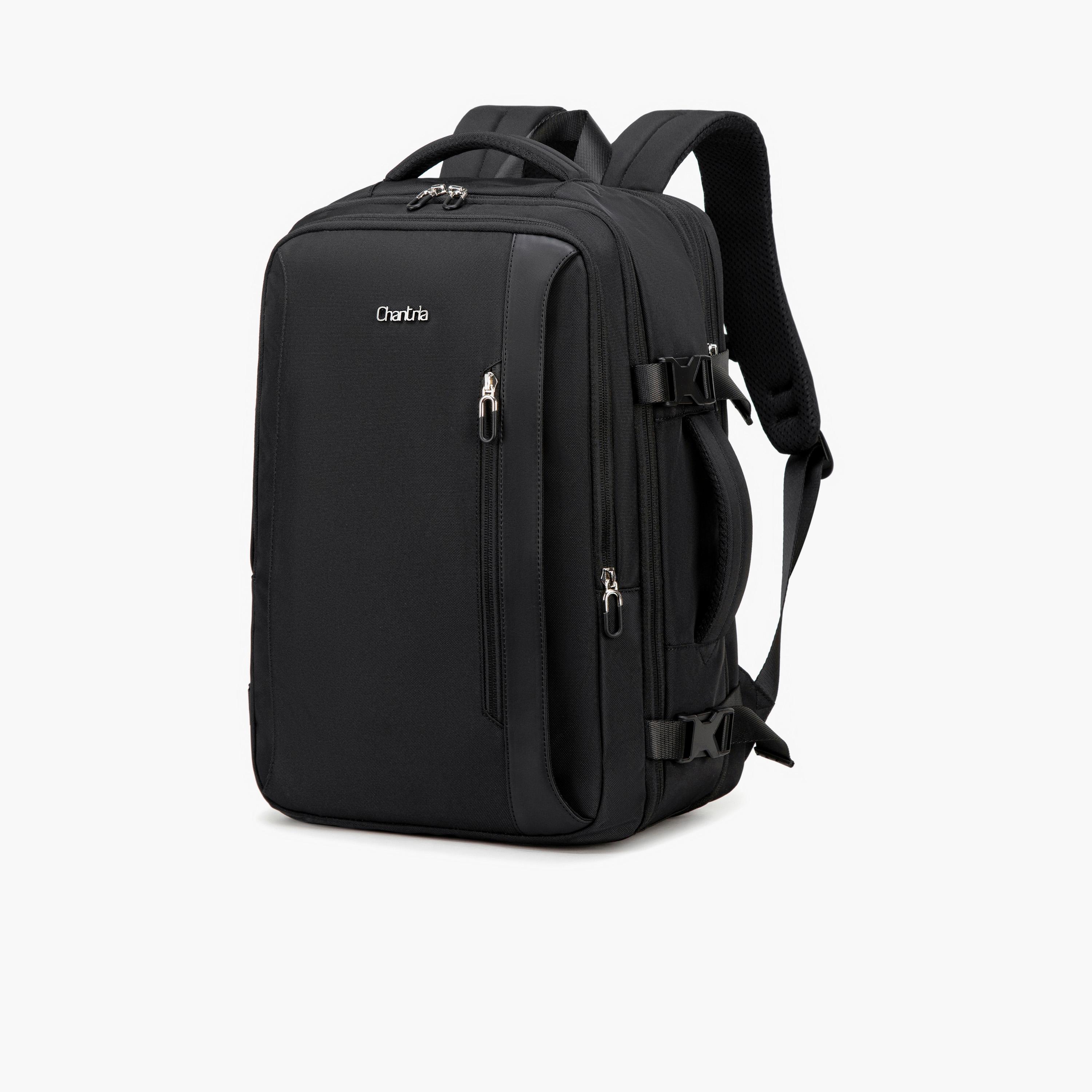 شانتريا- شنطة ظهر 17.3 إنش بوليستر بتصميم مريح متعدد الجيوب | CB00617-school-bagsandbackpacks-backpacks-image-1