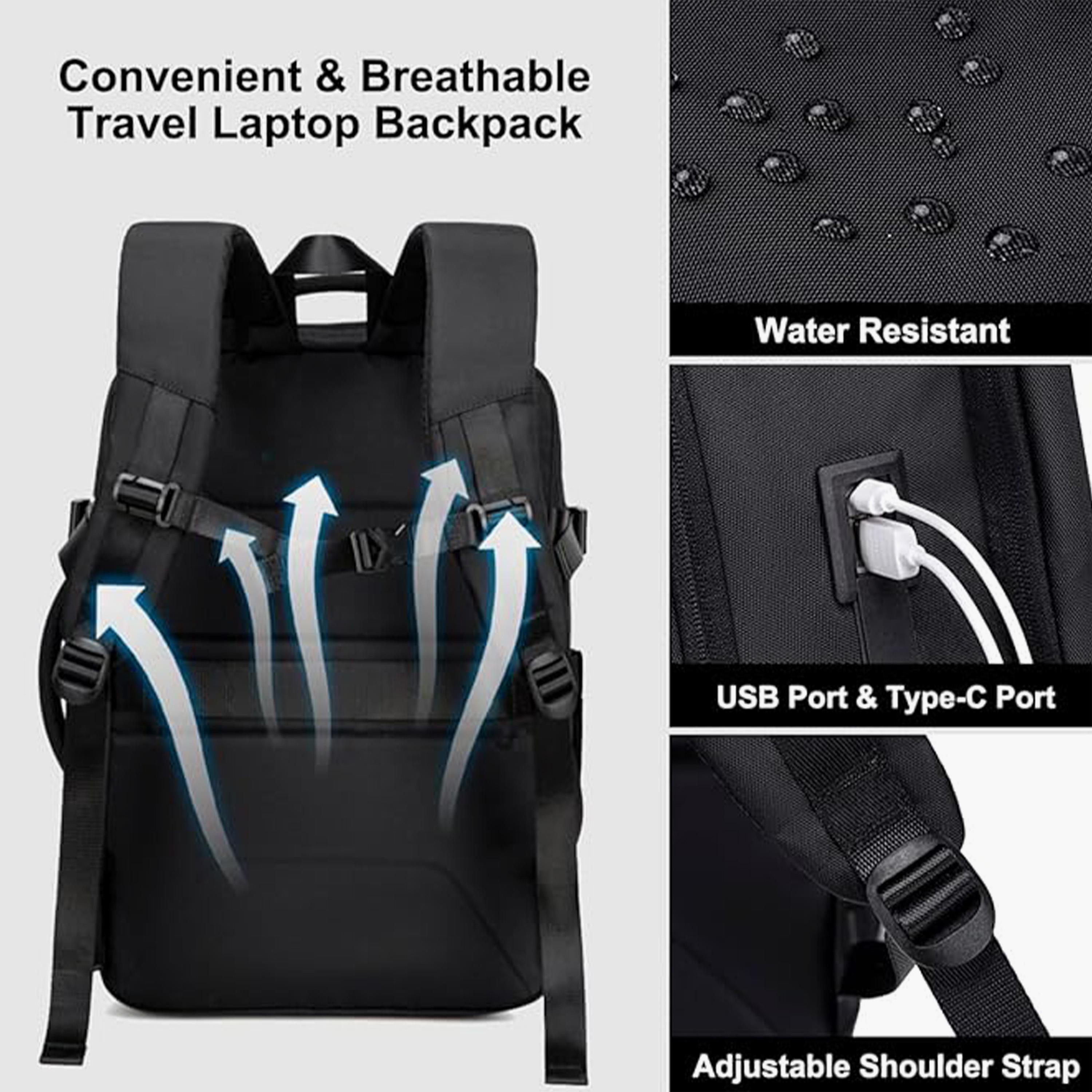 شانتريا- شنطة ظهر 17.3 إنش بوليستر بتصميم مريح متعدد الجيوب | CB00617-school-bagsandbackpacks-backpacks-image-6