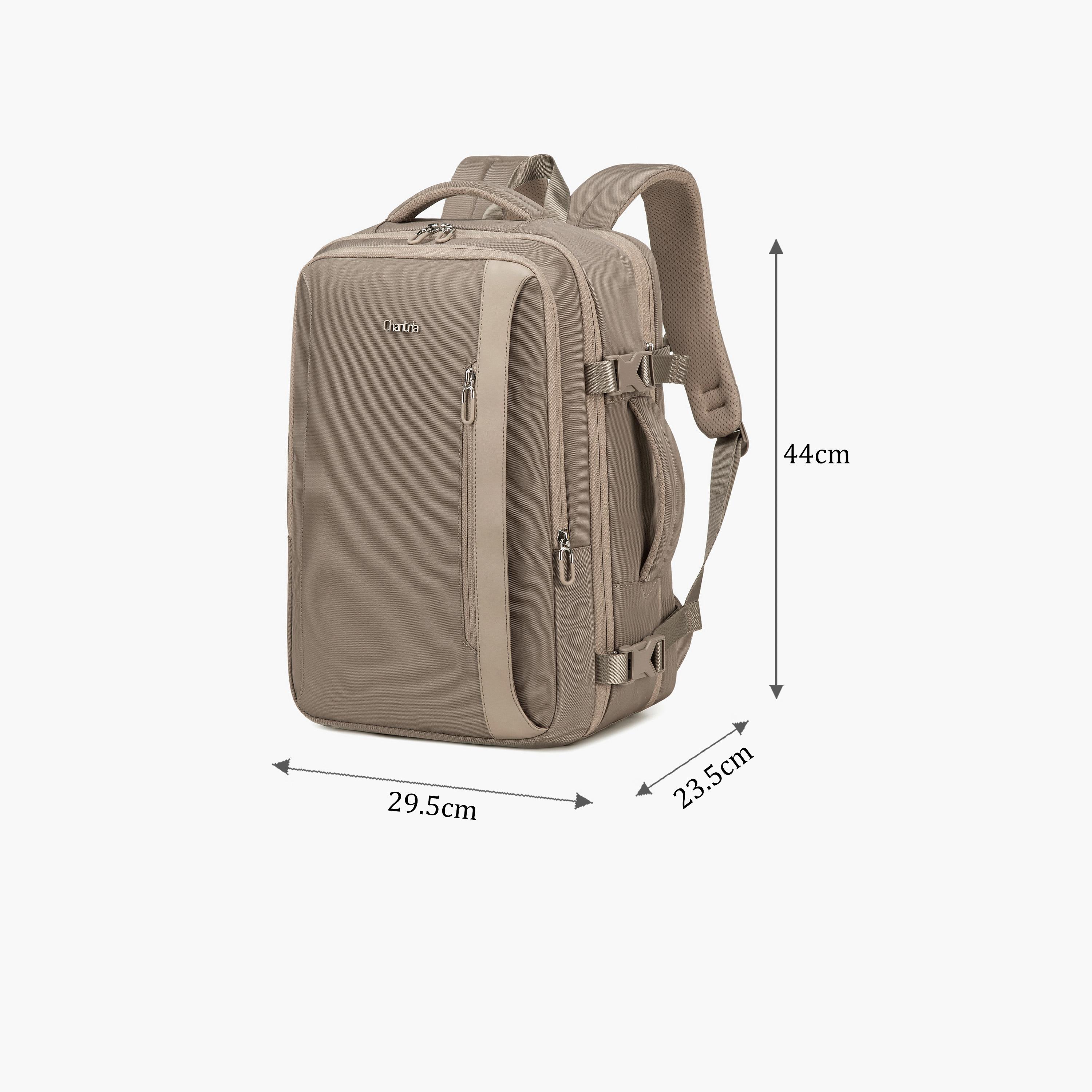 Chantria 17.3 Inches Backpack Polyester Convenient Multi-Pocket Design | CB00617-women-bagsandwallets-backpacks-image-2
