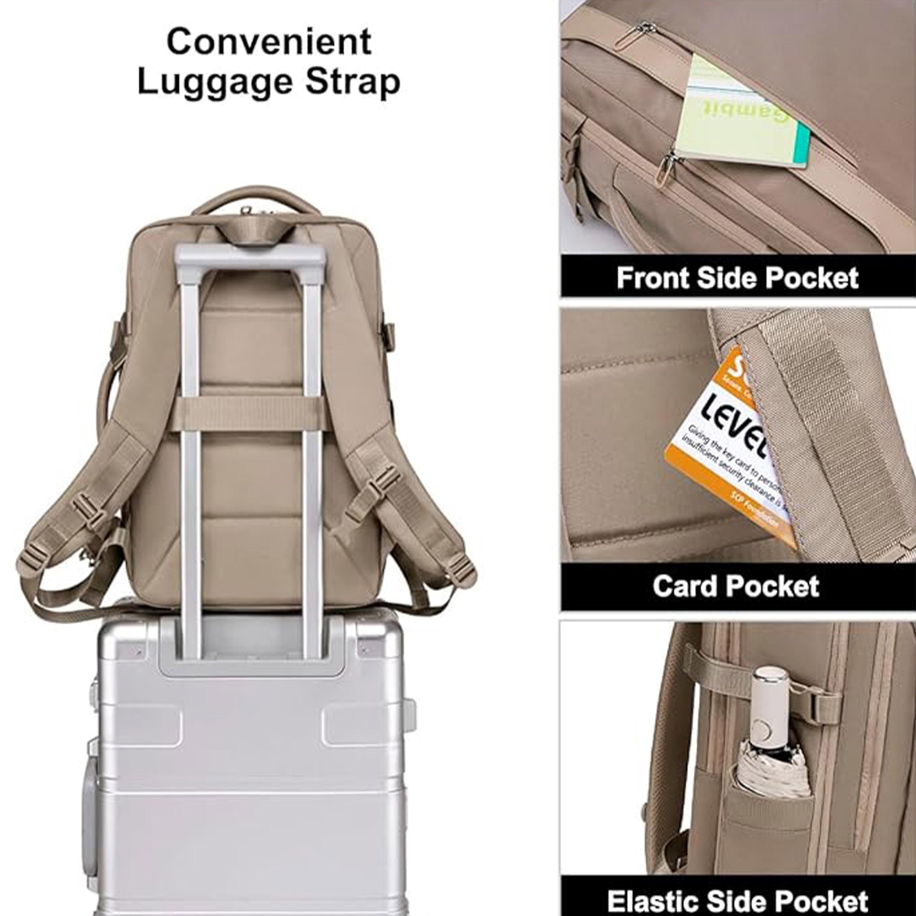 Chantria 17.3 Inches Backpack Polyester Convenient Multi-Pocket Design | CB00617-women-bagsandwallets-backpacks-image-5
