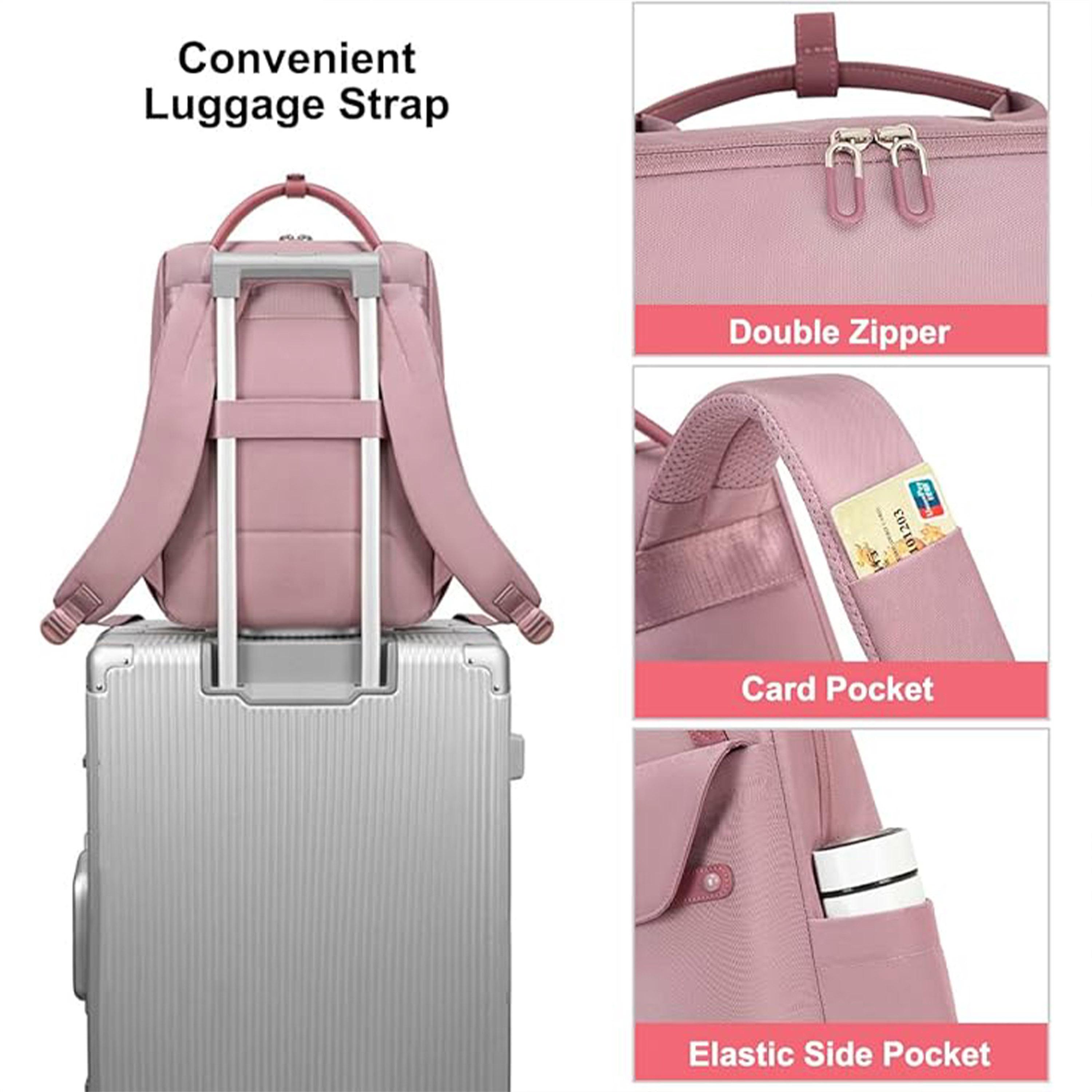 Chantria 15.7 Inches Backpack Polyester Trendy, Comfortable Design | CB00618-women-bagsandwallets-backpacks-image-4