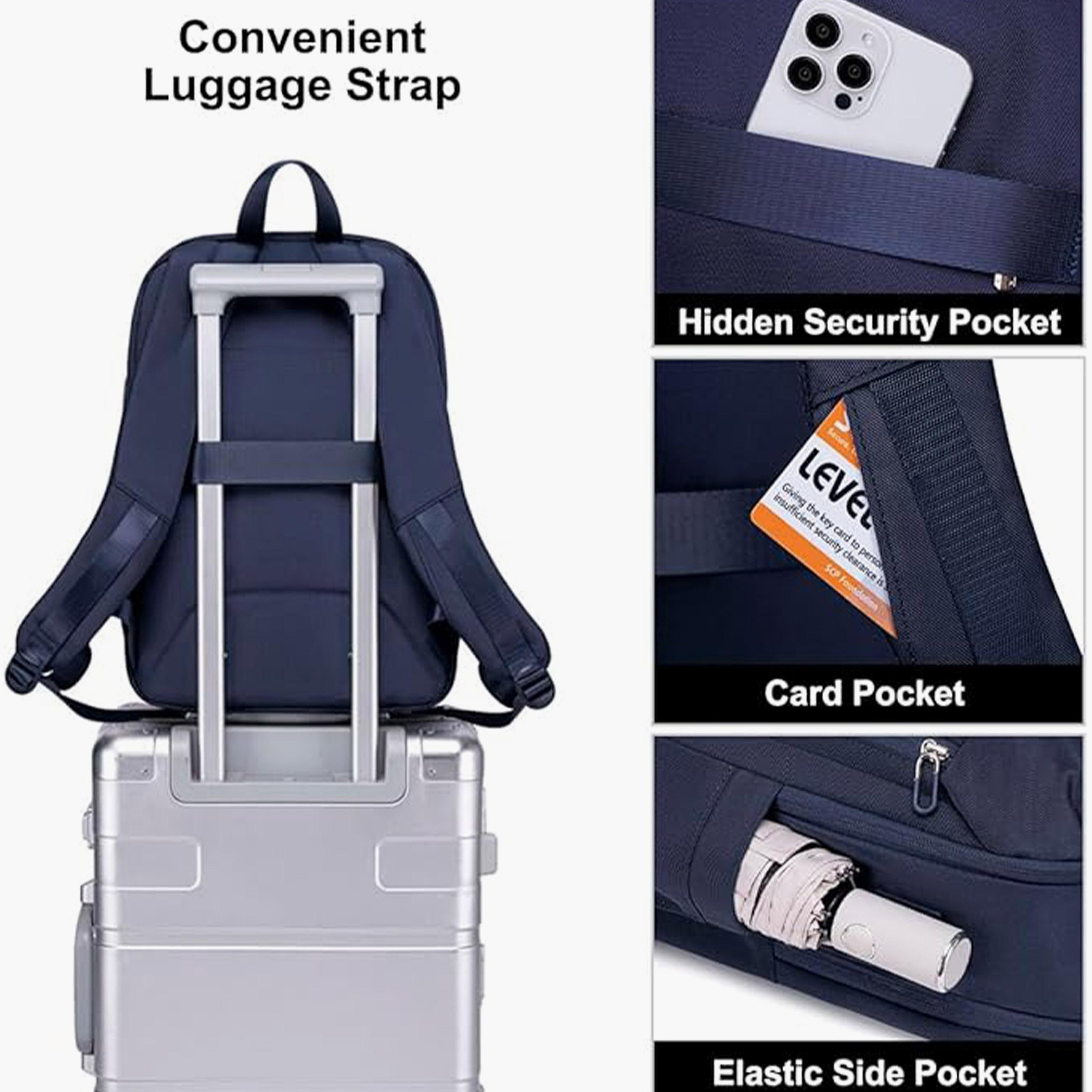 شانتريا- شنطة ظهر بوليستر 16.9 إنش واسعة مع جيوب متعددة | CB00633-school-bagsandbackpacks-backpacks-image-5