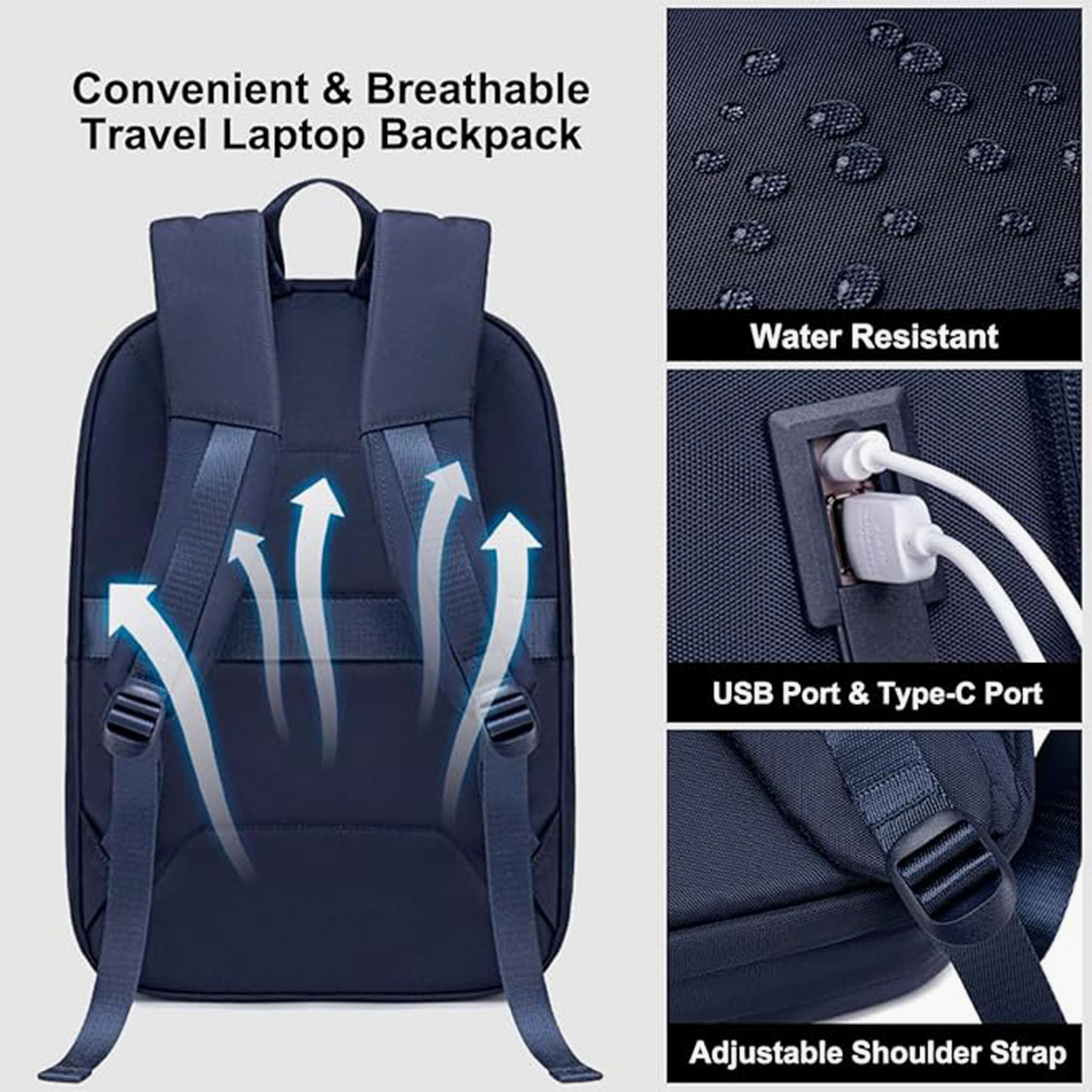 شانتريا- شنطة ظهر بوليستر 16.9 إنش واسعة مع جيوب متعددة | CB00633-school-bagsandbackpacks-backpacks-image-6