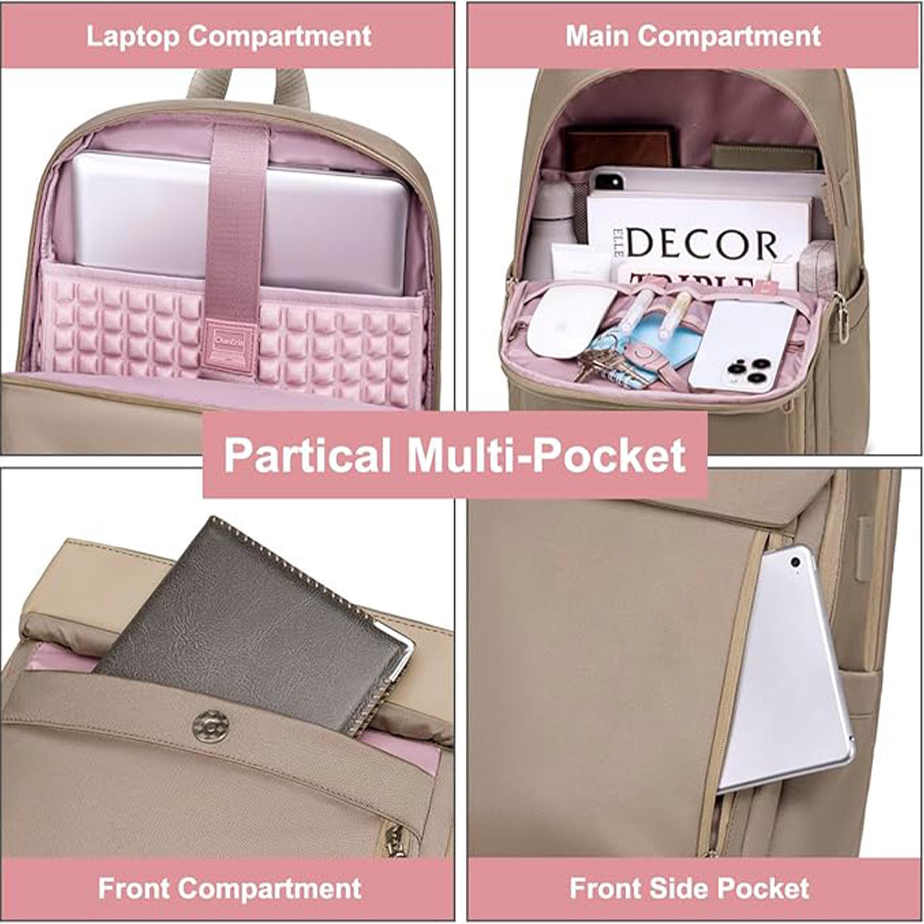 شانتريا- شنطة ظهر بوليستر 16.9 إنش واسعة مع جيوب متعددة | CB00633-school-bagsandbackpacks-backpacks-image-7