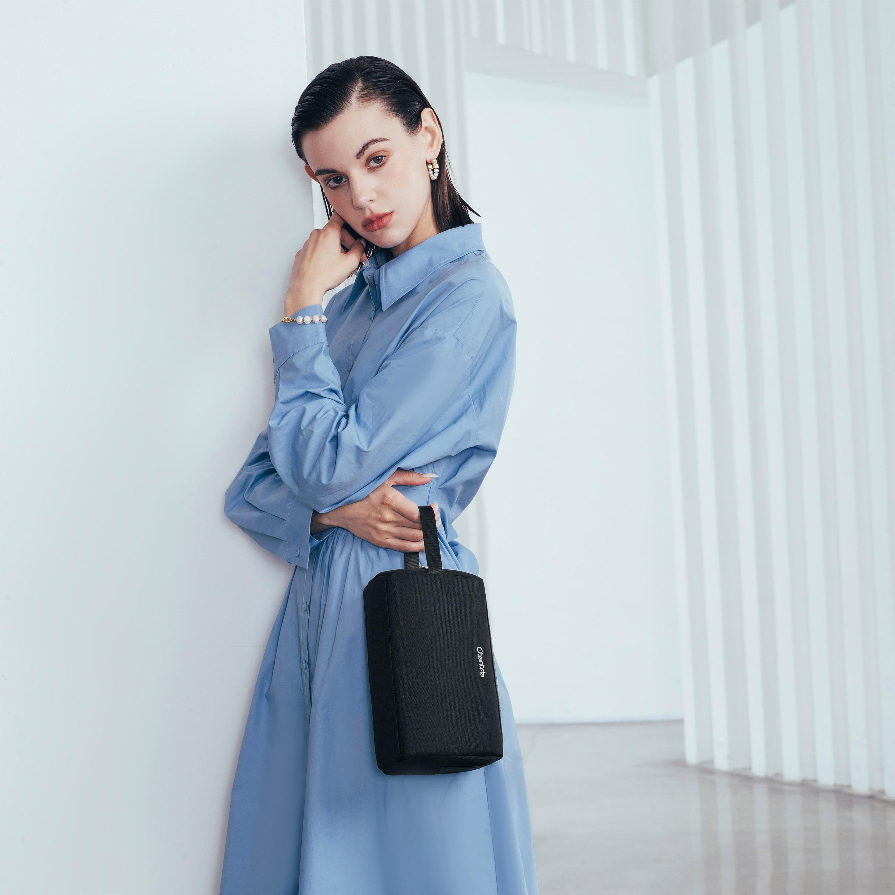 Chantria Textured Clutch with Zipper Closure | CB00637-women-bagsandwallets-handbags-image-4