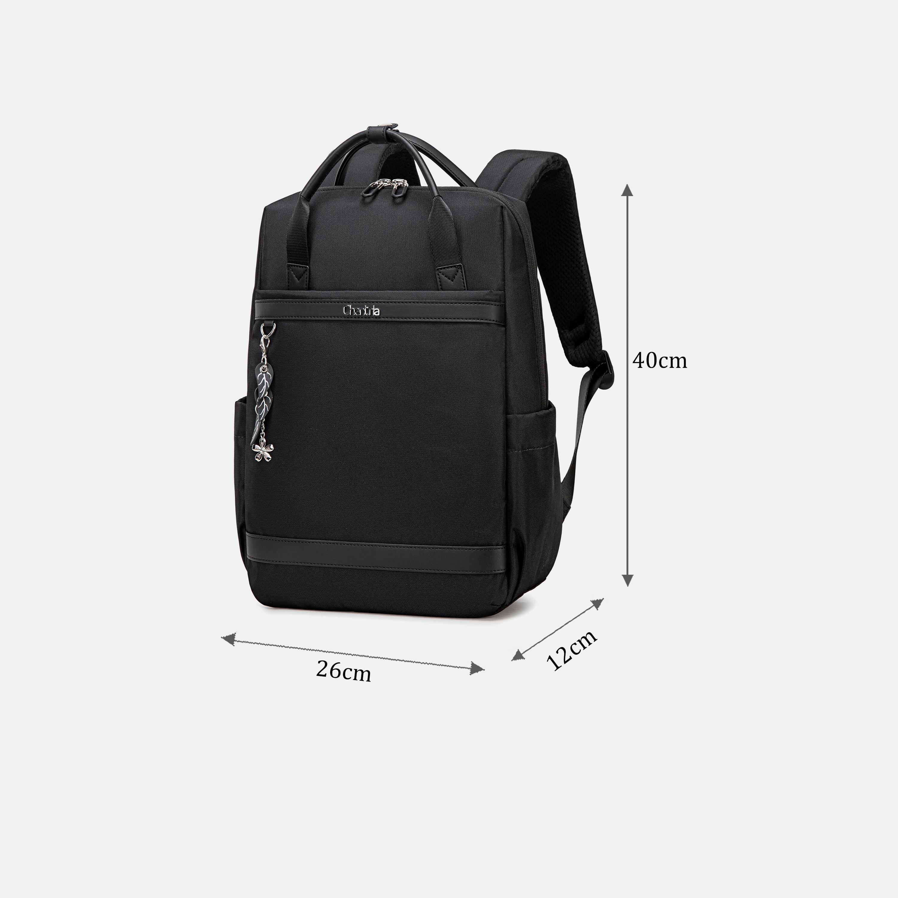 Chantria 15.7 Inches Backpack Polyester Textured design | CB00639-school-bagsandbackpacks-backpacks-image-2