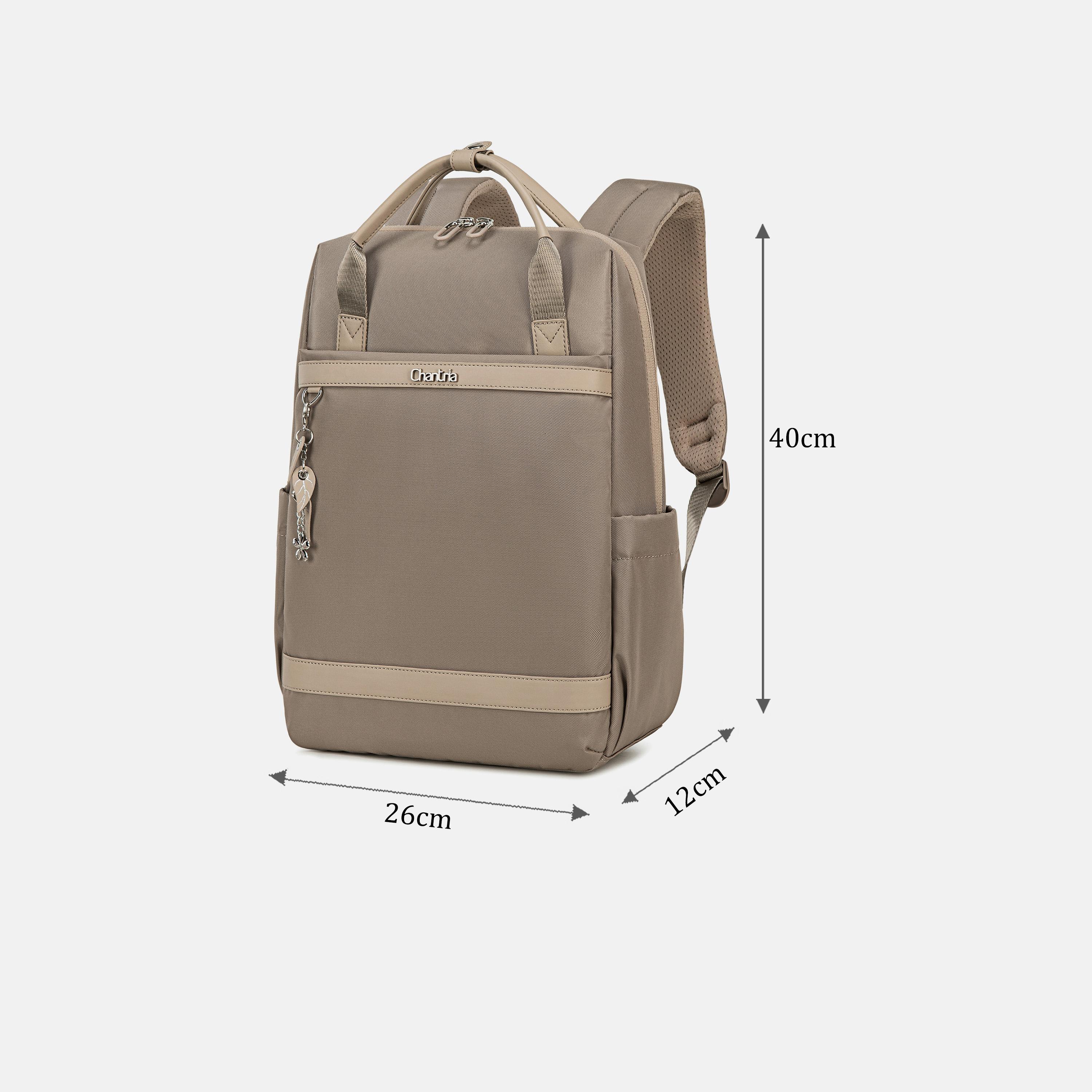 شانتريا- شنطة ظهر 15.7 إنش مصنوعة بوليستر بتصميم منسوج | CB00639-school-bagsandbackpacks-backpacks-image-2
