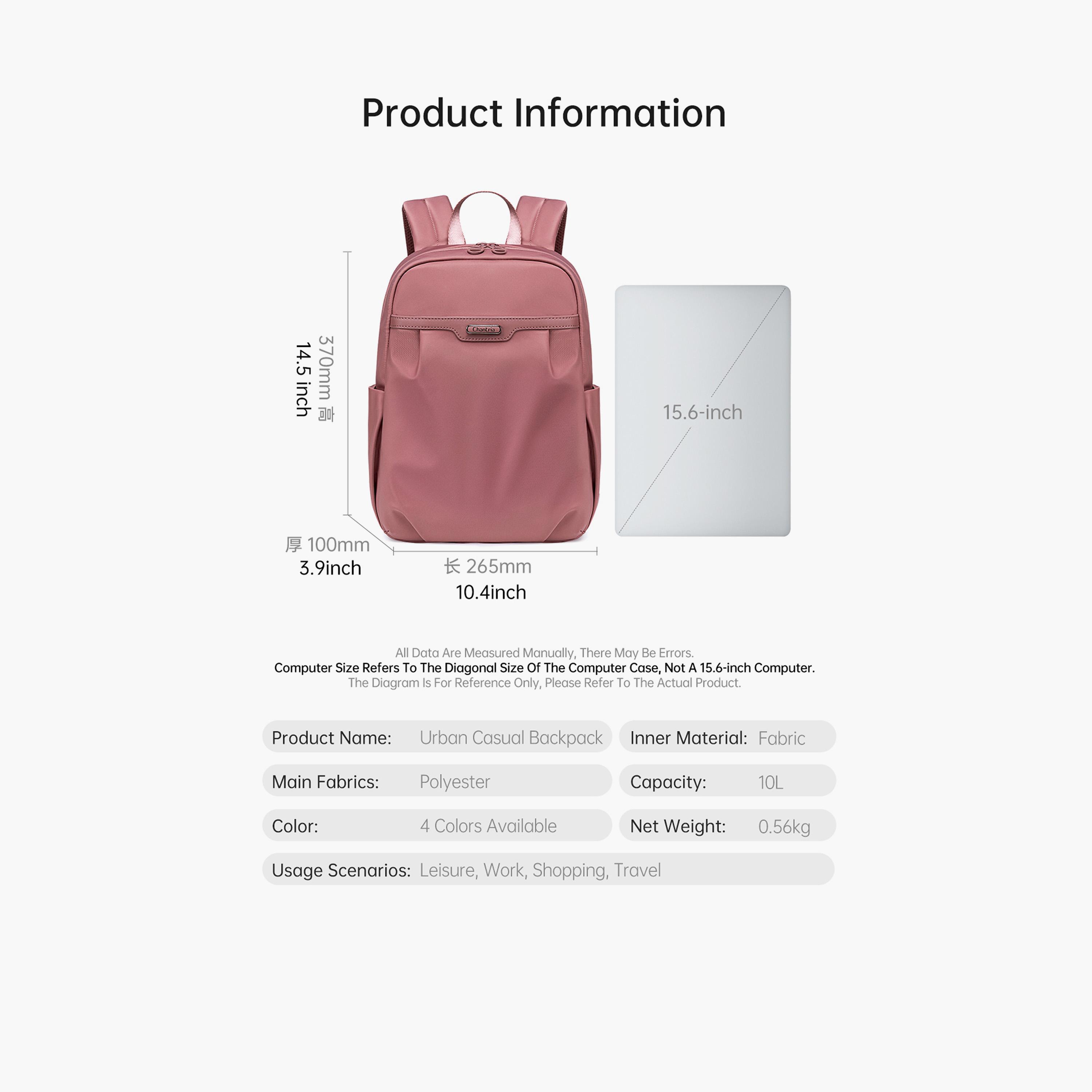 Chantria 14.5 Inches Backpack Nylon Adjustable shoulder straps | CB00769-school-bagsandbackpacks-backpacks-image-5