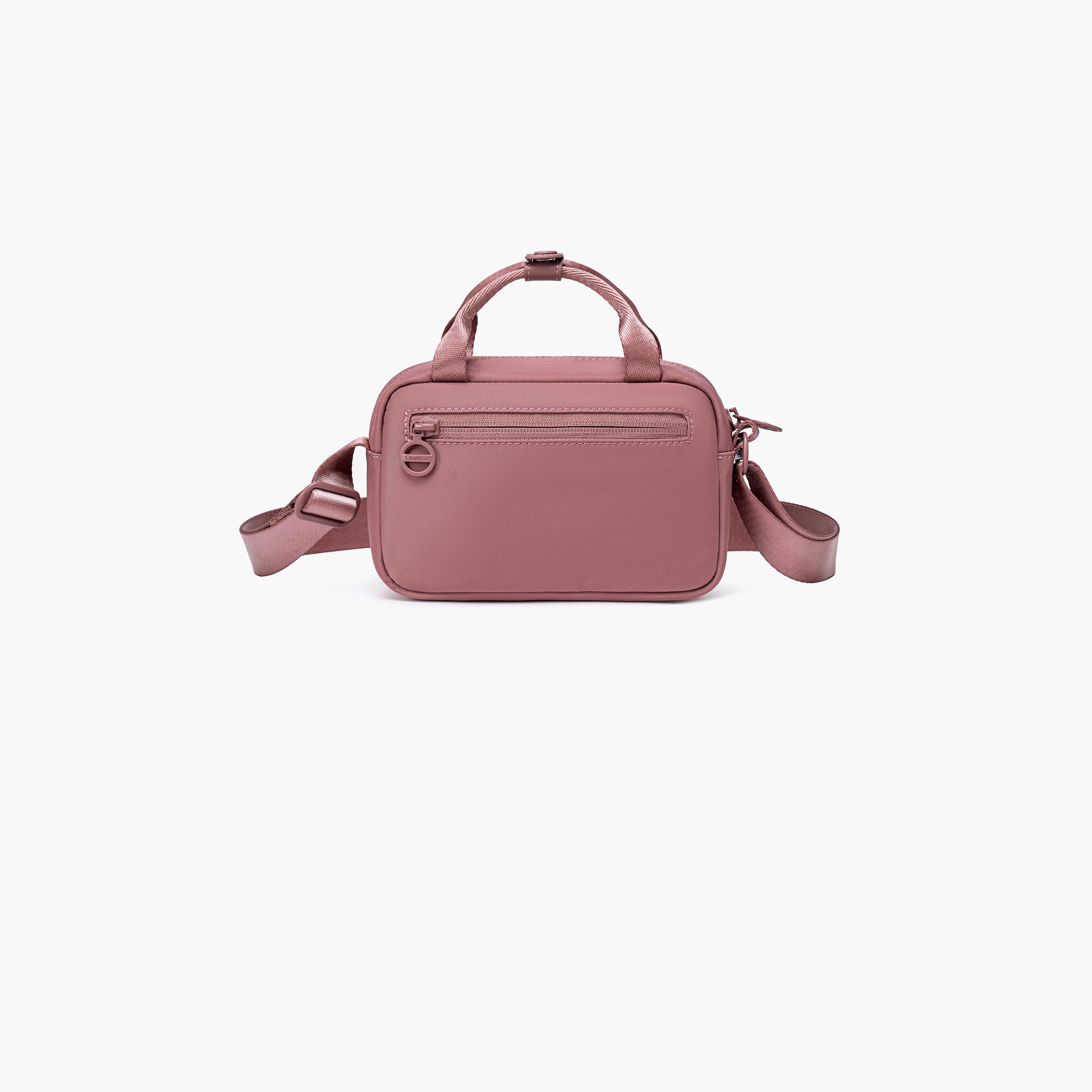 Chantria Plain Double-Handle Crossbody Bag with Zipper Closure and Adjustable Strap | CB00771-women-bagsandwallets-handbags-image-2