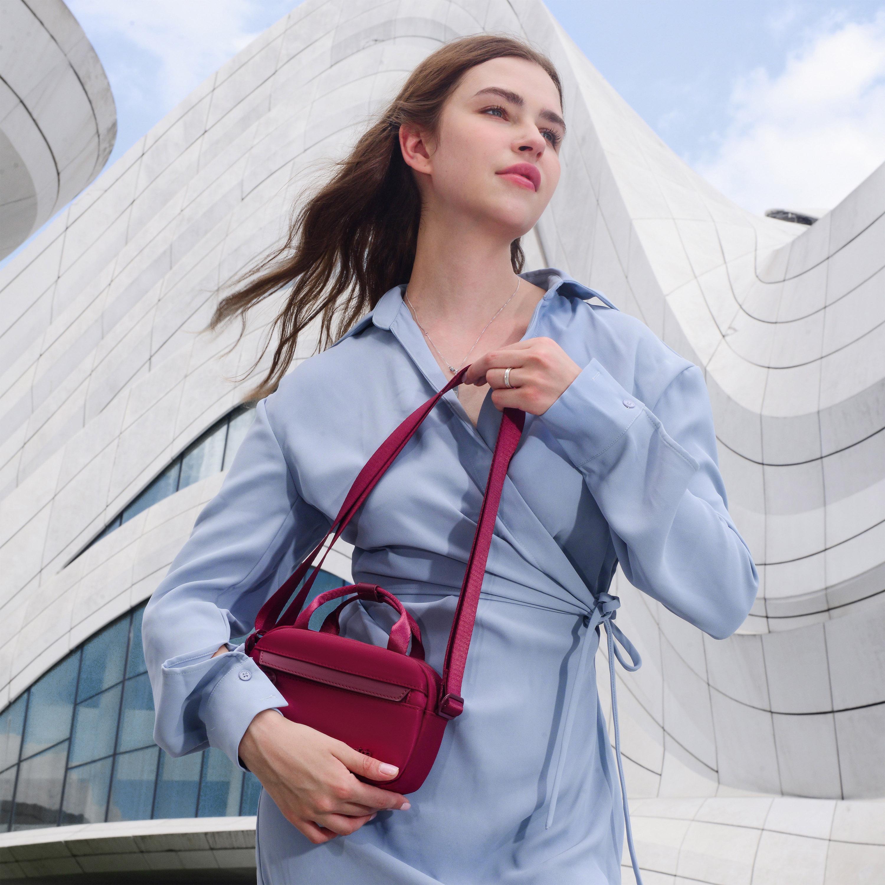 Chantria Plain Double-Handle Crossbody Bag with Zipper Closure and Adjustable Strap | CB00771-women-bagsandwallets-handbags-image-4