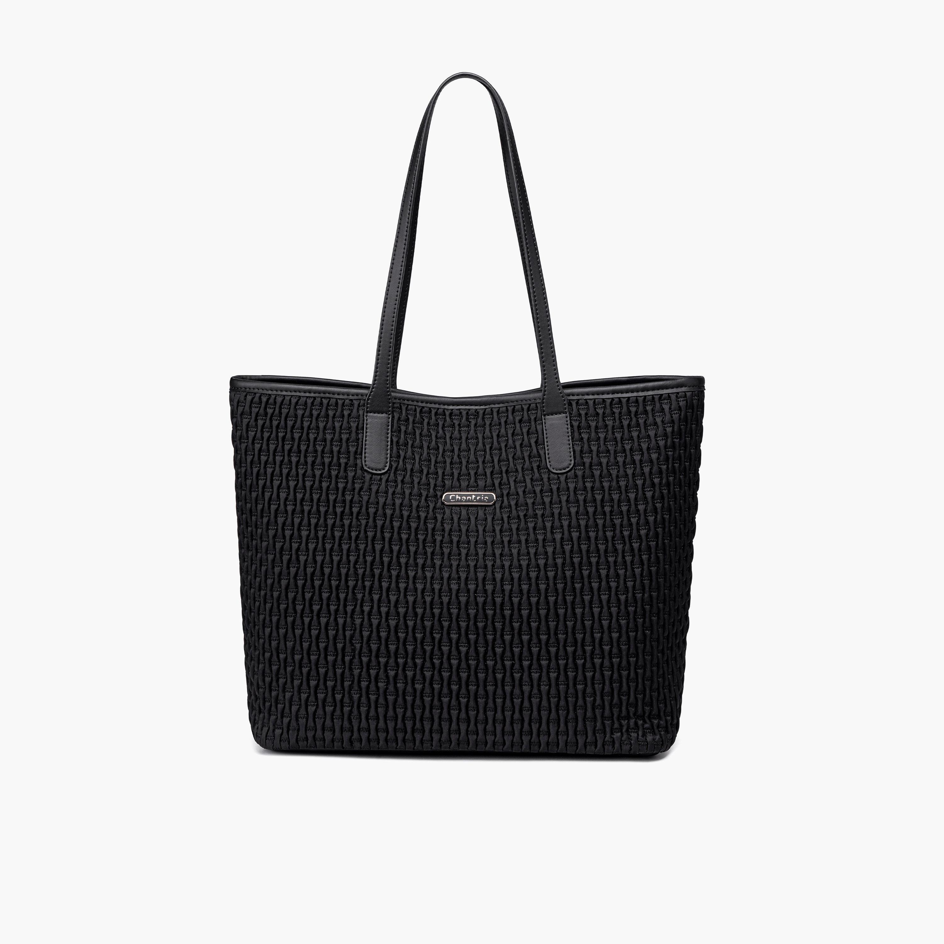 Chantria Textured Double-Handle Tote Bag with Magnetic closure | CB00801-women-bagsandwallets-handbags-image-2