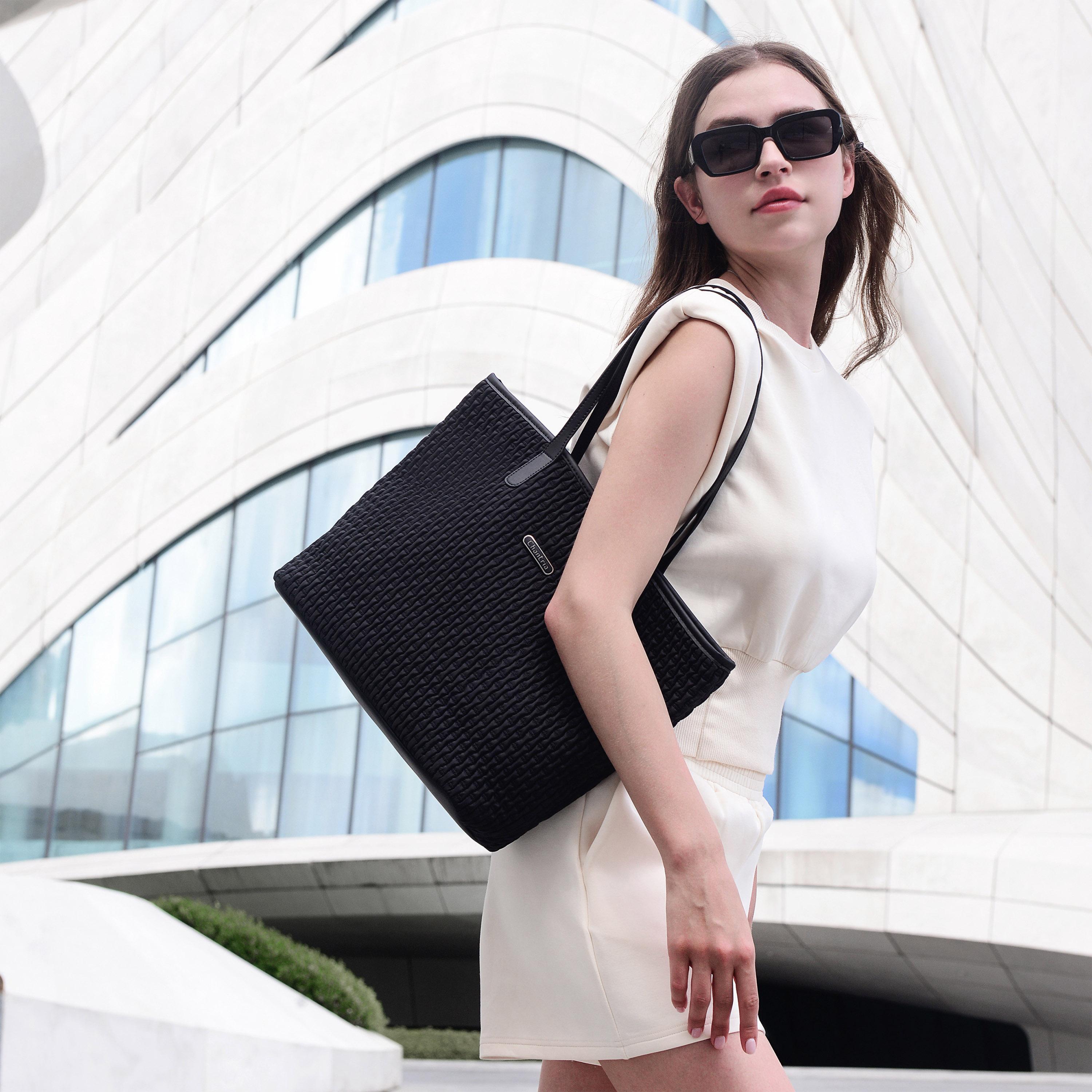 Chantria Textured Double-Handle Tote Bag with Magnetic closure | CB00801-women-bagsandwallets-handbags-image-5