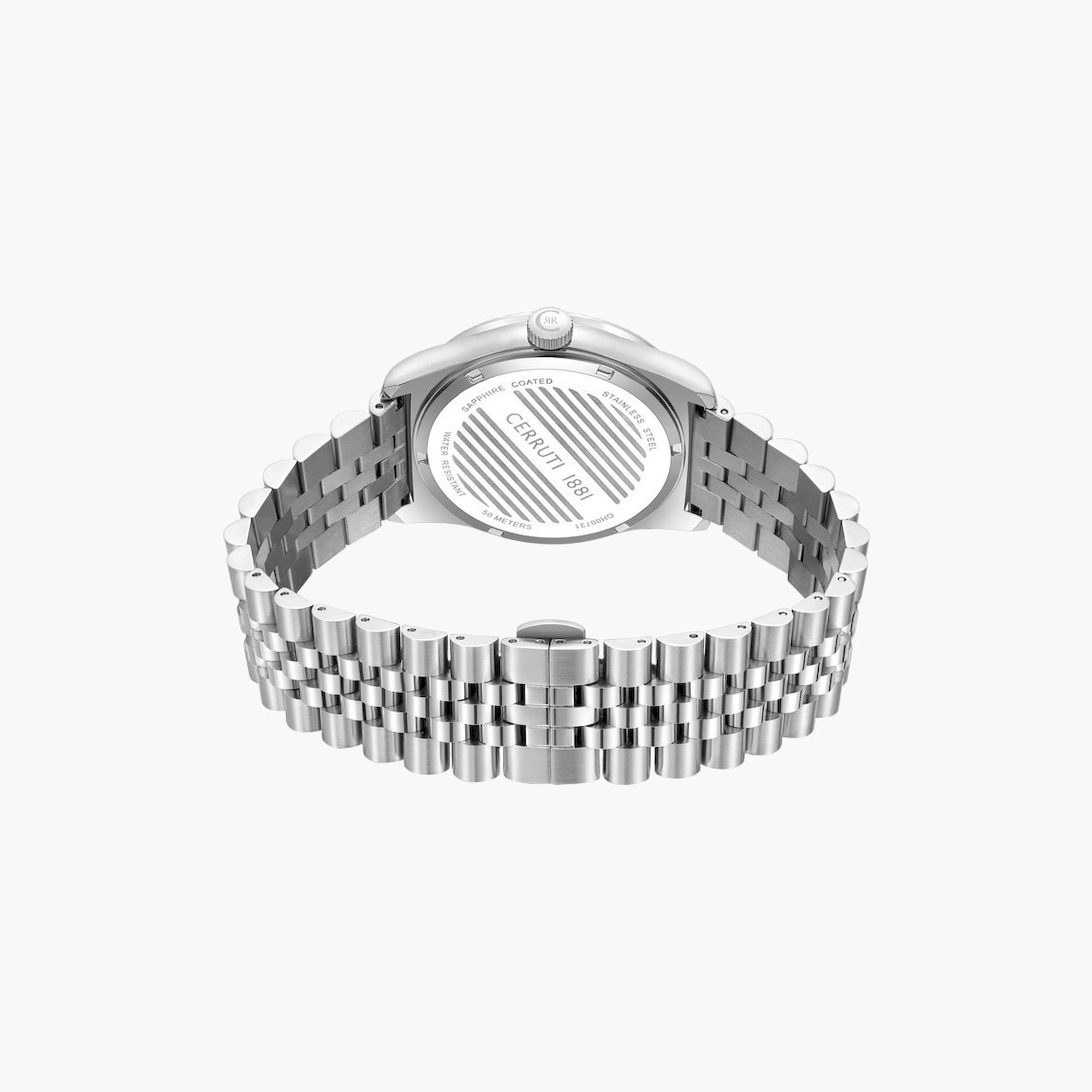 تشيروتي 1881- ساعة  تناظرية  للرجال  سوار ستانلس ستيل   47مم  لون فضي | CIWGH0073101-men-watchesandjewellery-watches-image-3
