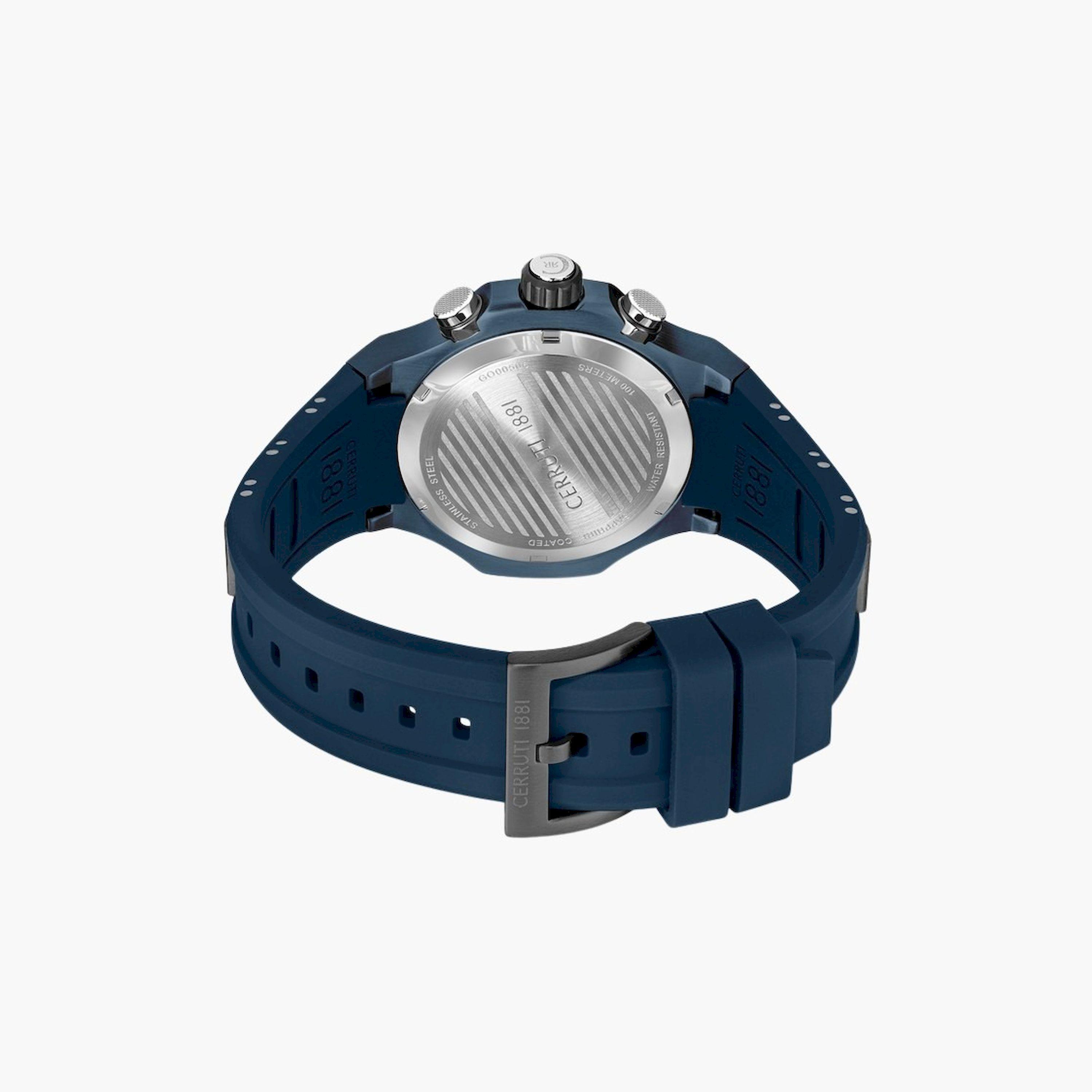 تشيروتي 1881- ساعة  كرونوغراف  للرجال  سوار ستانلس ستيل   54مم  لون أزرق | CIWGO0050601-men-watchesandjewellery-watches-image-3