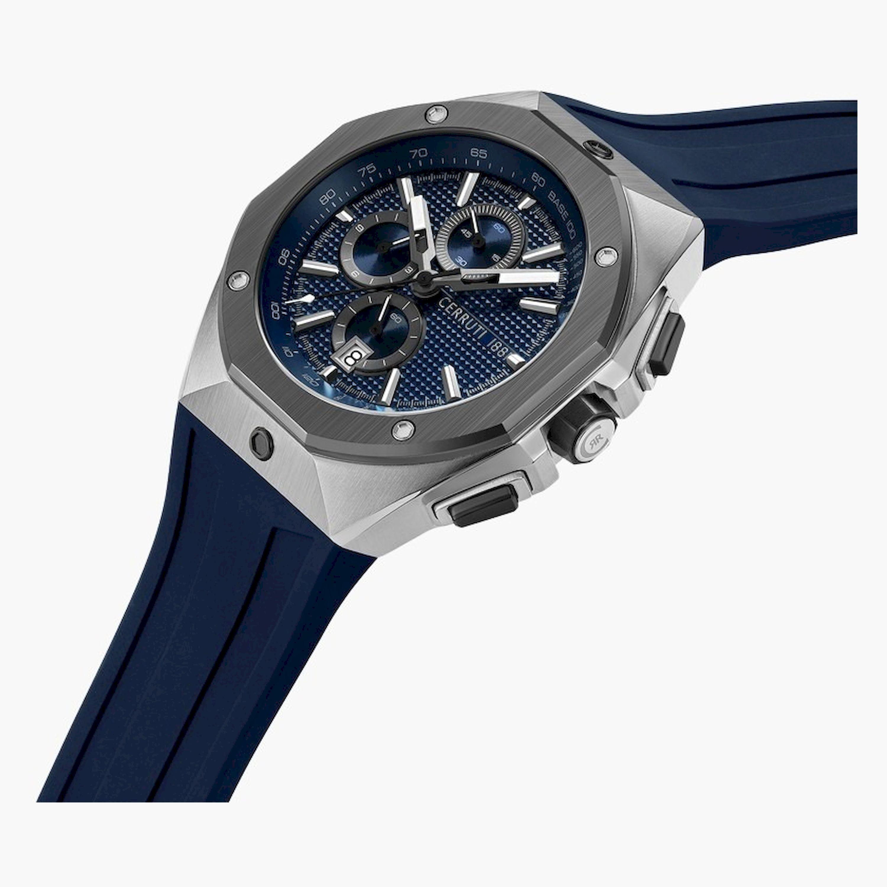 تشيروتي 1881- ساعة  كرونوغراف  للرجال  سوار ستانلس ستيل   47مم  لون أزرق | CIWGO0073202-men-watchesandjewellery-watches-image-2