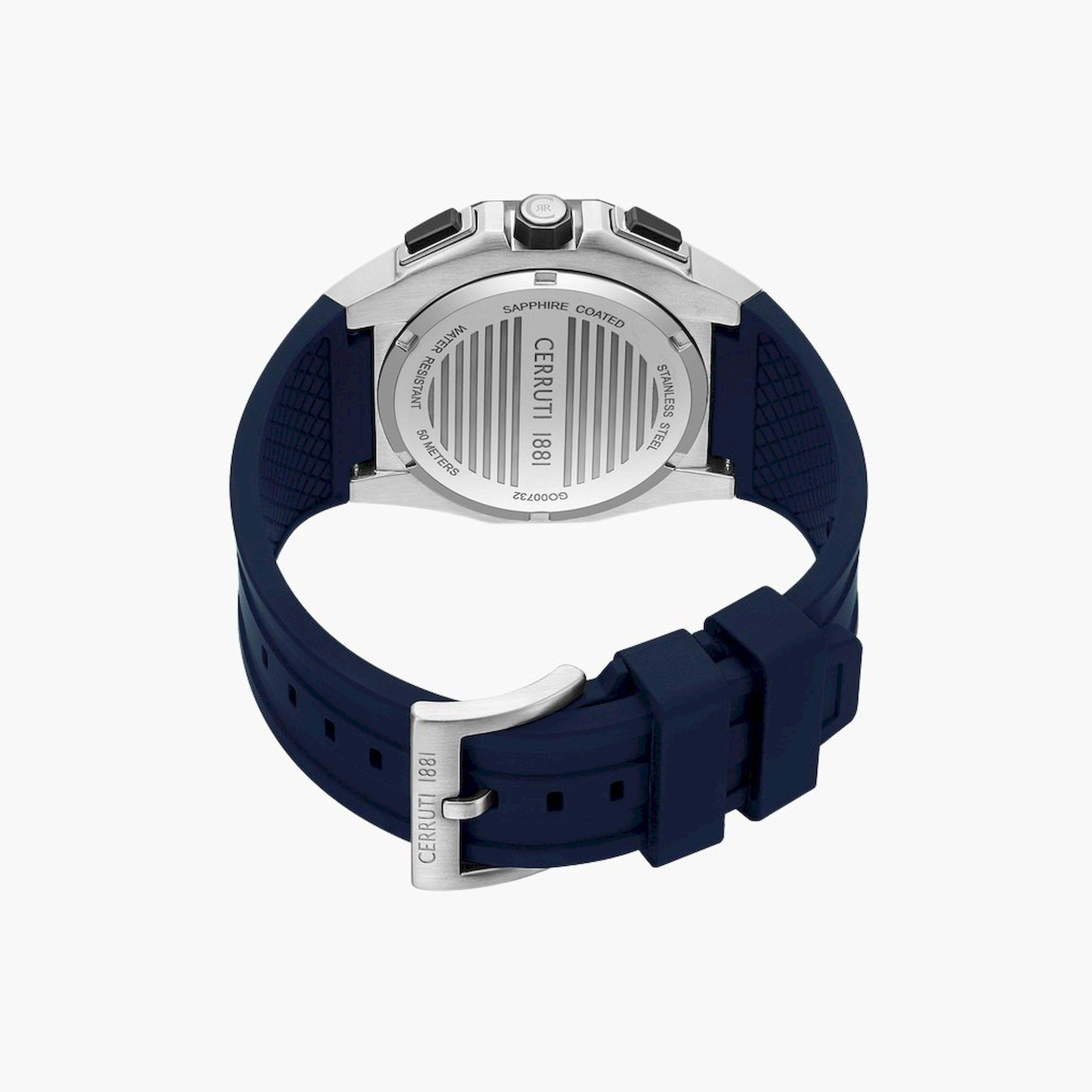 تشيروتي 1881- ساعة  كرونوغراف  للرجال  سوار ستانلس ستيل   47مم  لون أزرق | CIWGO0073202-men-watchesandjewellery-watches-image-3